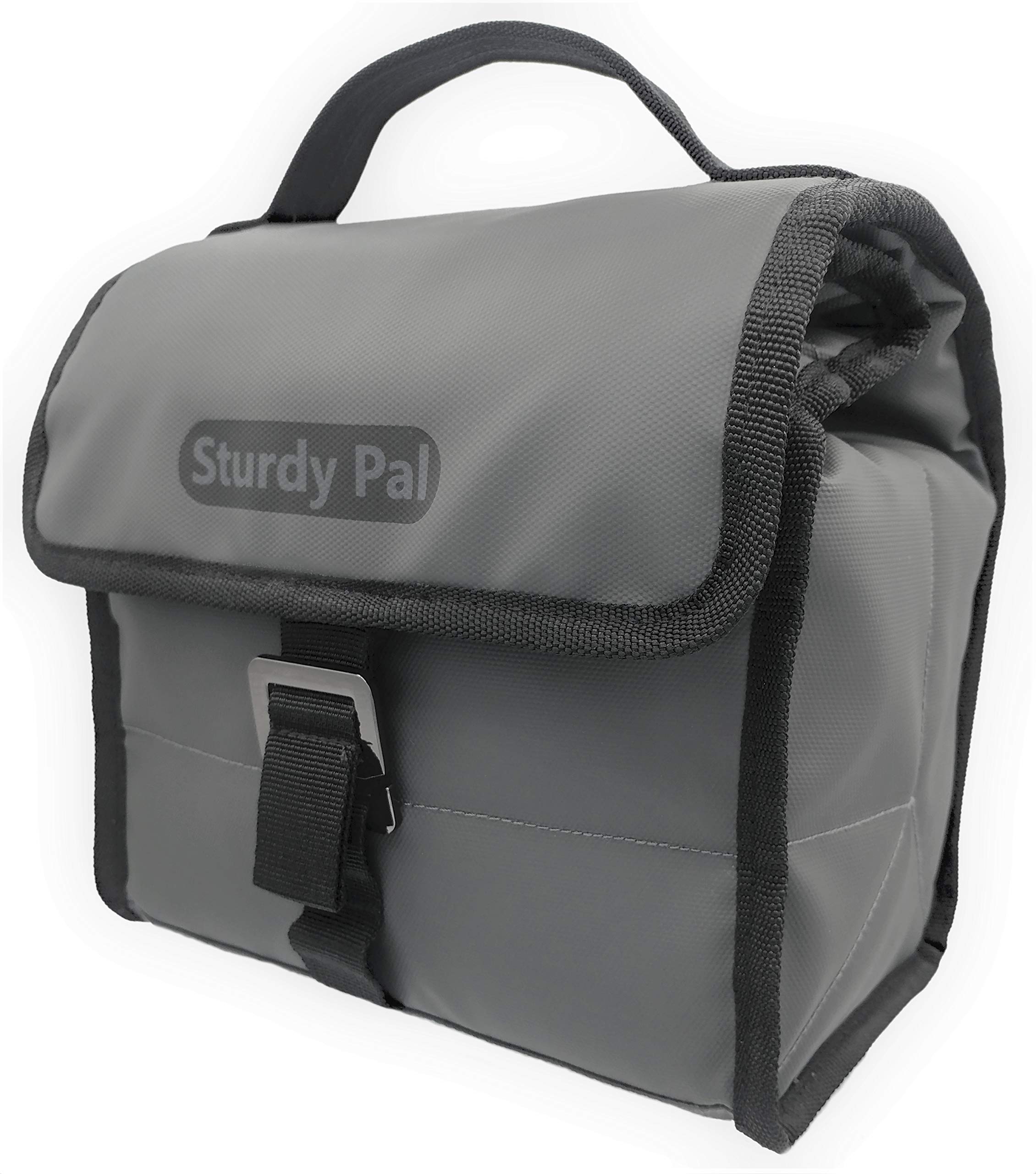 Insulated Foldable Adjustable Leak-Proof Lunch Bag for Men & Women with Utensil Pouch - Heavy Duty Thermal Meal Container for Work, School, Picnics & Outdoor Activities