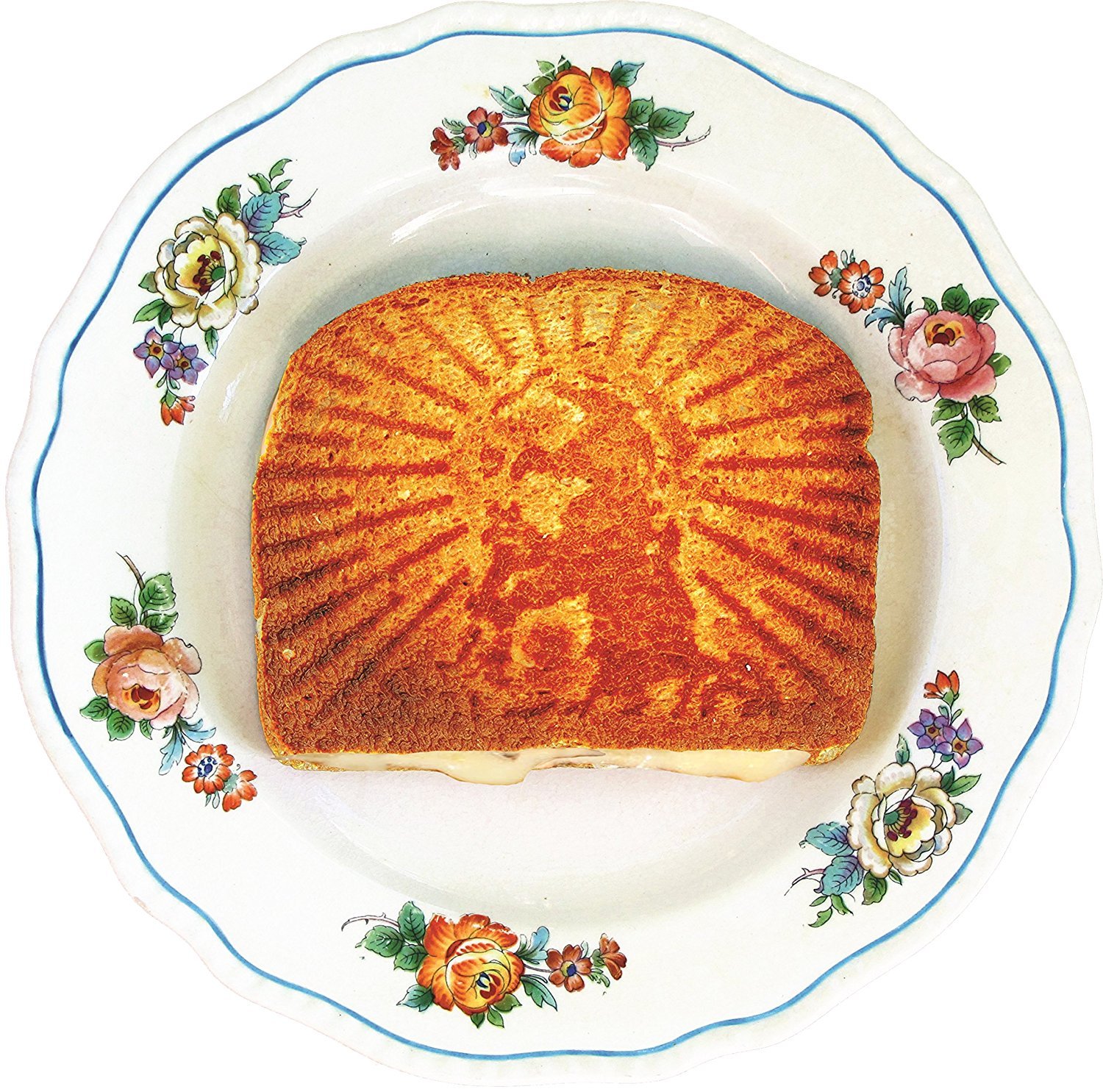 Grilled Cheesus Sandwich Press - Non-Stick Panini Maker for Perfect Melts & Grilled Cheese - Ideal for Home, Office & Camping Cooking