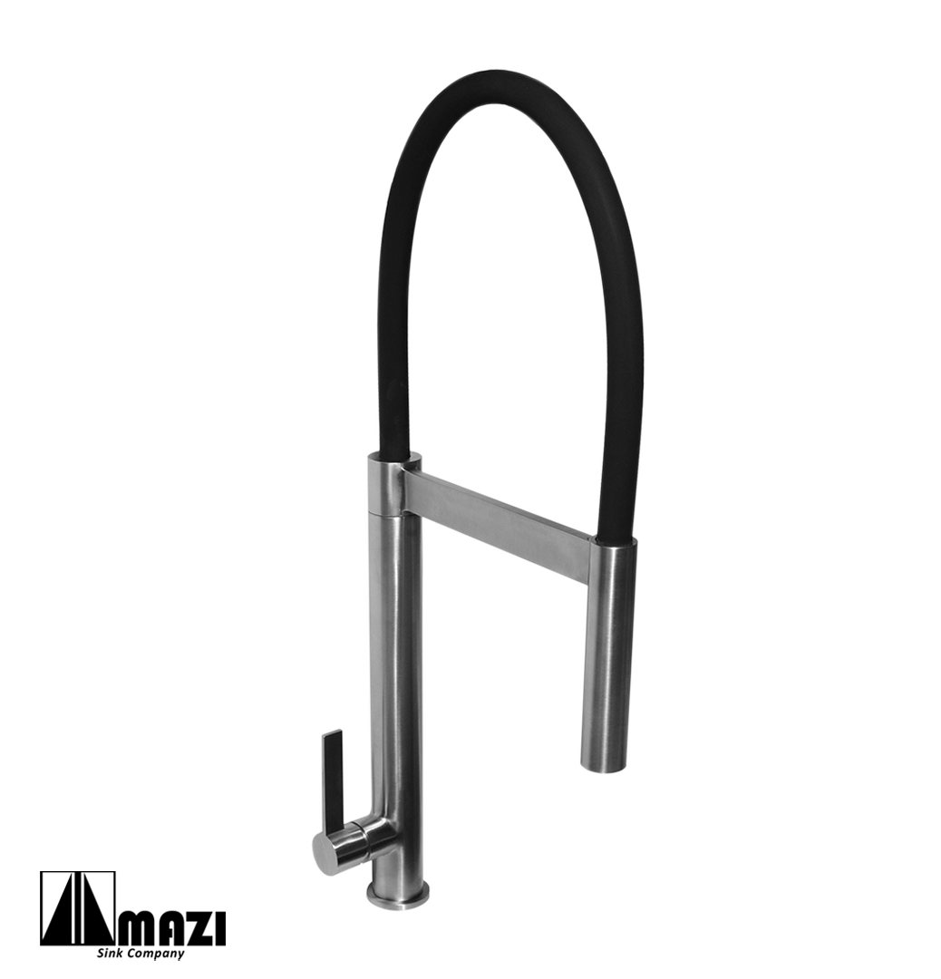 High-Quality Kitchen Faucet T12085 - Stainless Steel Pull-Down Sprayer with 360° Swivel for Modern Home Kitchen Sink (Perfect for Cooking, Washing Dishes & Food Prep)