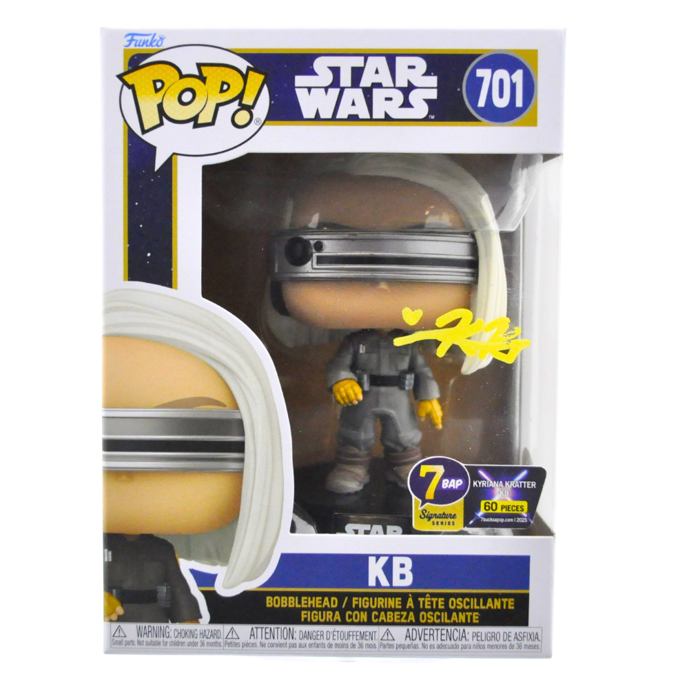 Kyriana Kratta Signed Star Wars Pop Vinyl Figure - Limited Edition KB Series 701/60pcs - Perfect for Collectors & Star Wars Fans Display
