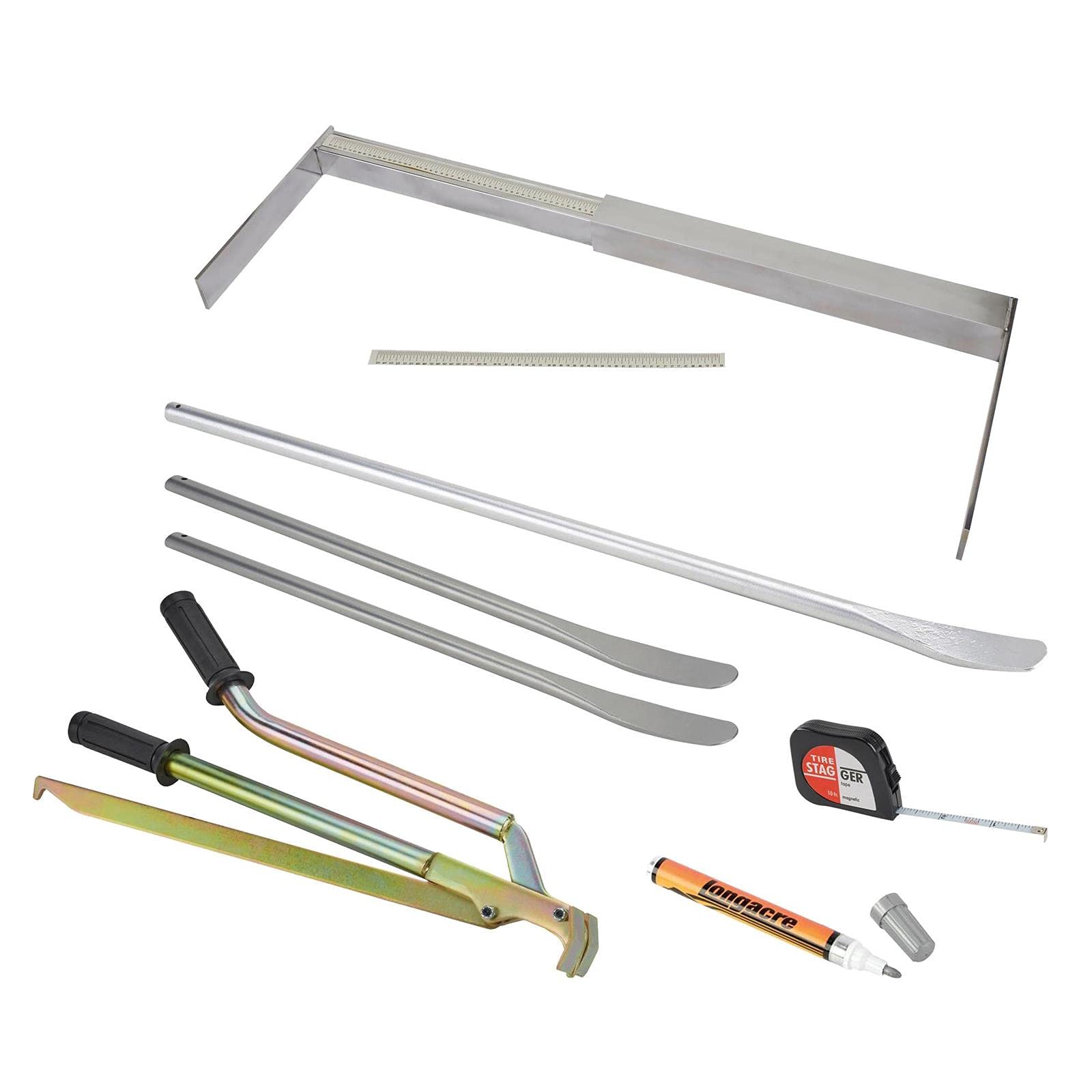Track Tire Maintenance Kit – Portable Car Tire Repair Tools for Emergency Flat Fix, Puncture Repair & Air Pressure Check – Ideal for Road Trips, Off-Roading & Vehicle Emergency Kits