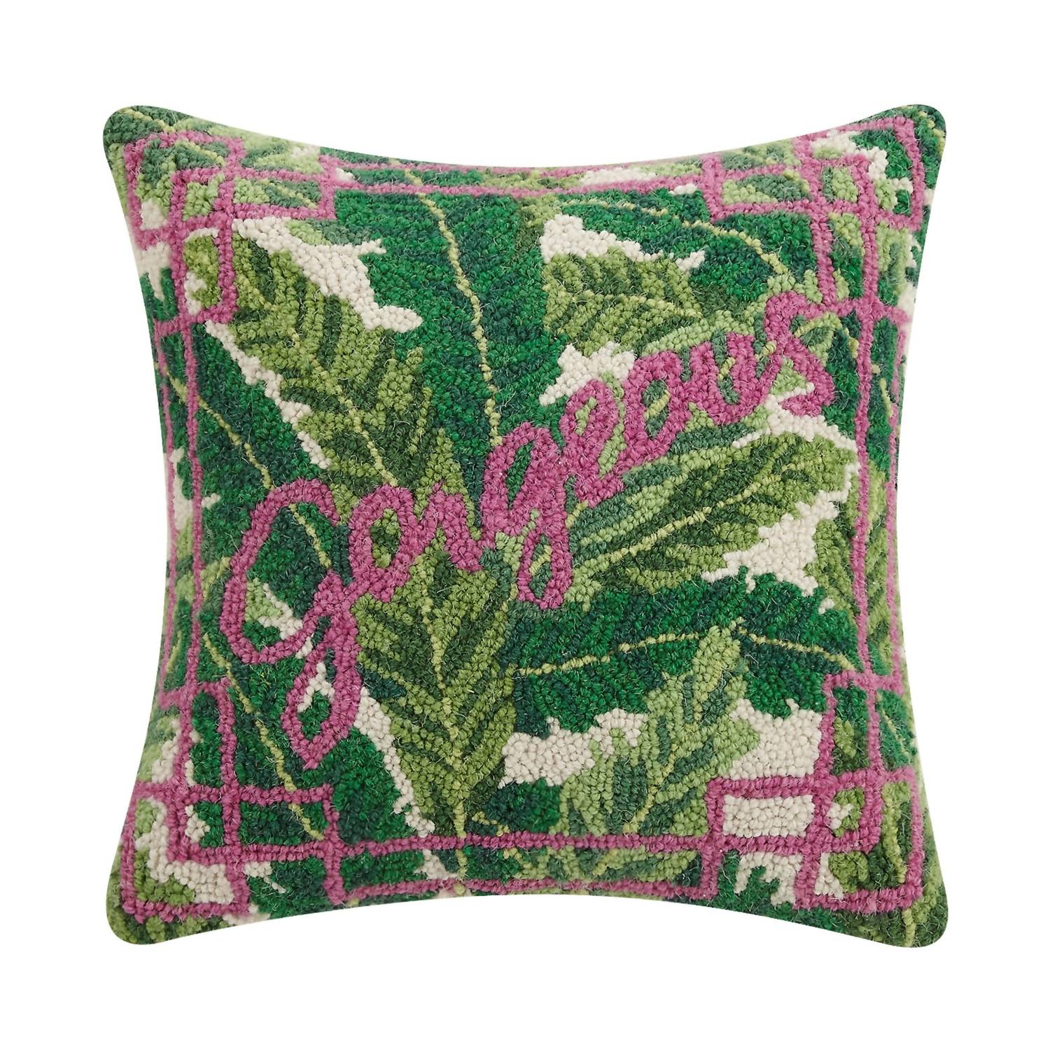 Green Hook Pillow - Stylish and Comfortable Decorative Throw Pillow for Sofa, Bed, and Home Decor