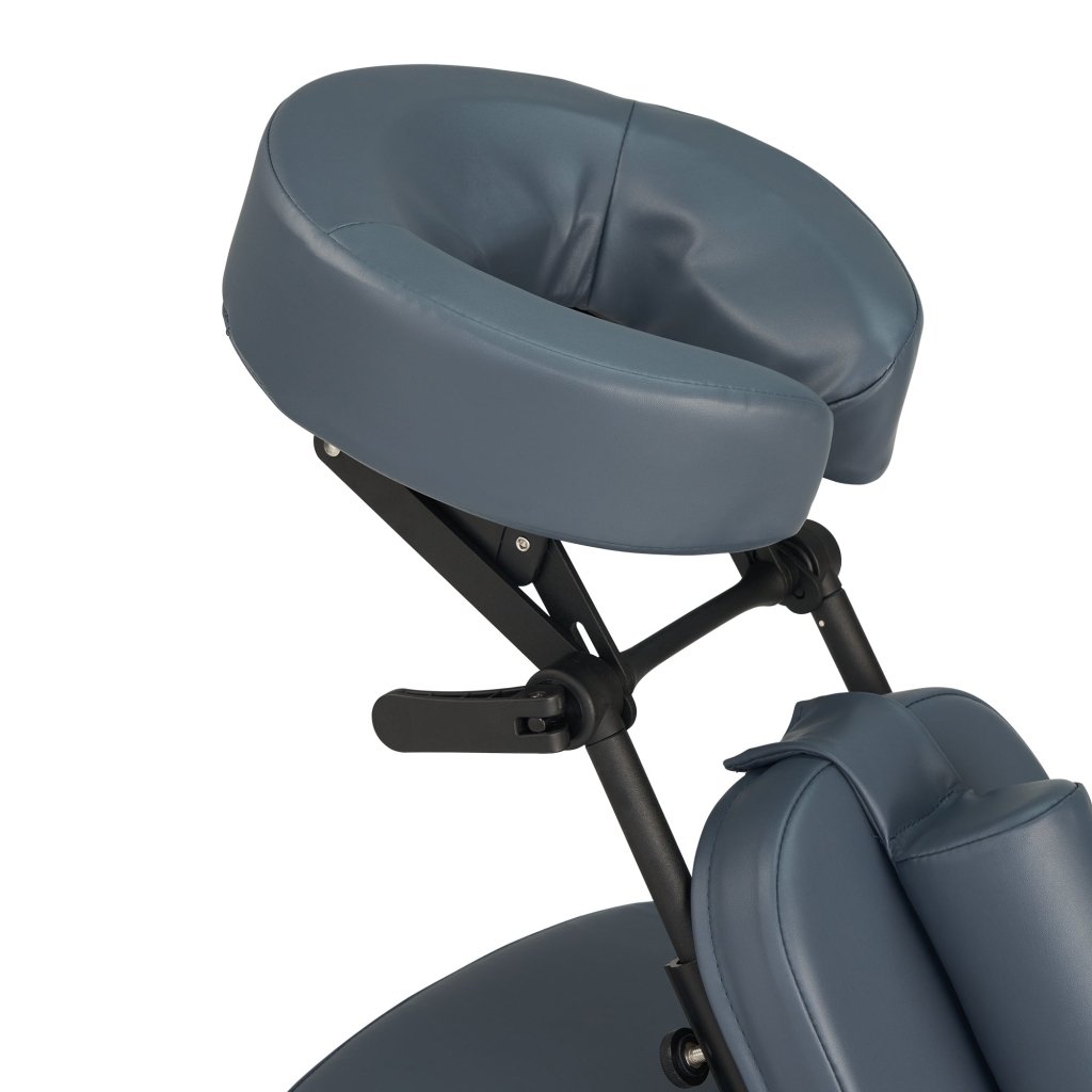 Professional Portable Massage Chair with Wheeled Travel Case - Royal Blue | Full Body Shiatsu Massage for Home, Office & Travel Relaxation