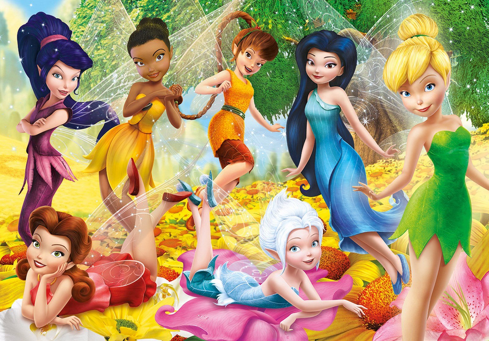 Clementoni Fairies Maxi Puzzle - 24 Piece Large Jigsaw Puzzle for Kids - Perfect for Family Game Night & Early Childhood Learning