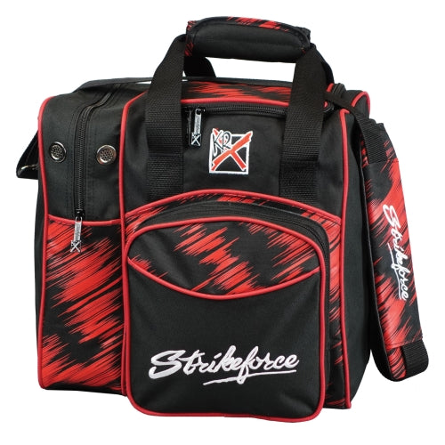 KR Strikeforce Flexx Single Tote Bag - Durable Red Scratch-Resistant Gym & Work Tote for Women & Men - Perfect for Fitness, Office, Travel & Everyday Use