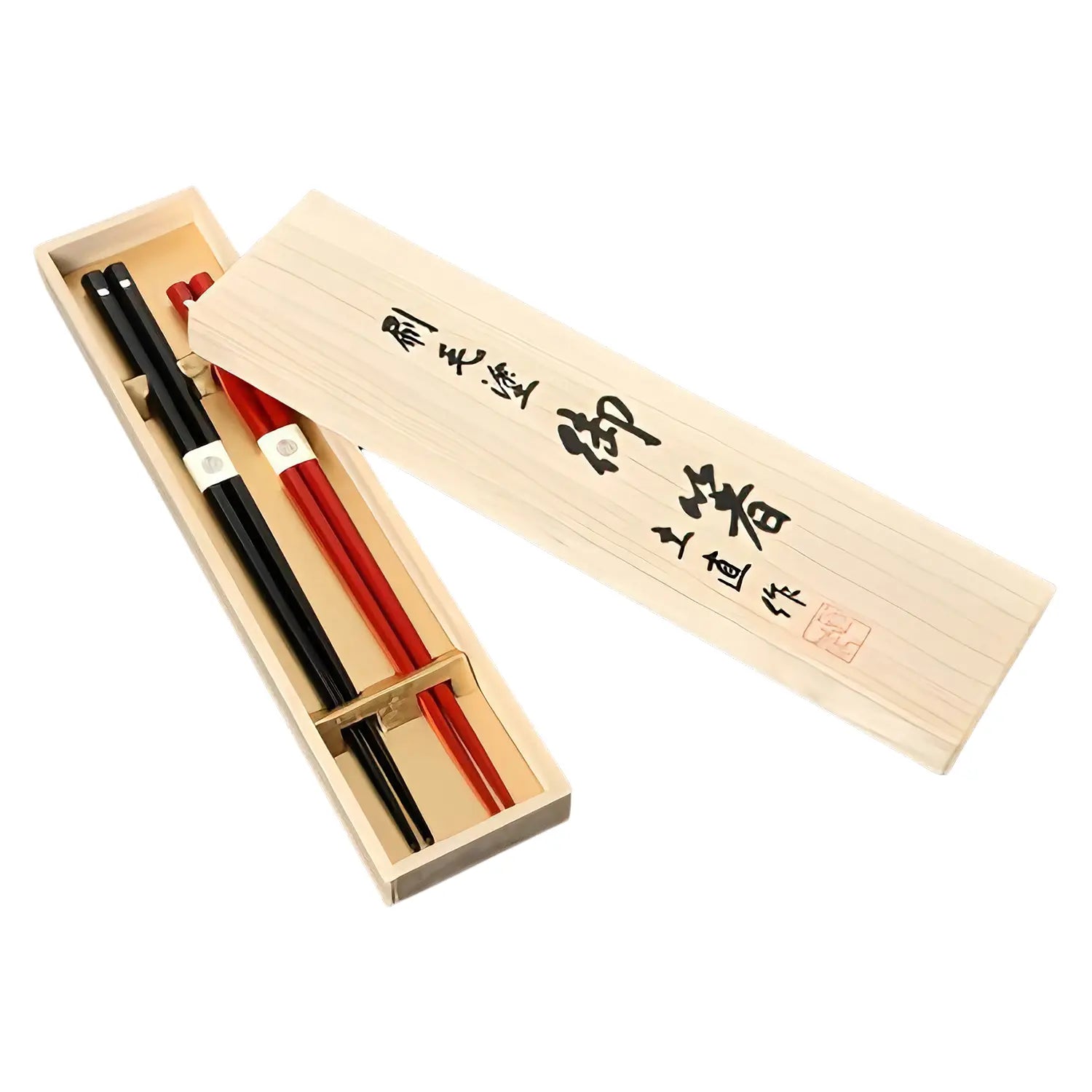 Premium Echizen Shikki Makie Wooden Couple Chopsticks with Rhinestone - Elegant Handcrafted Japanese Dining Utensils for Romantic Dinners & Anniversary Gifts