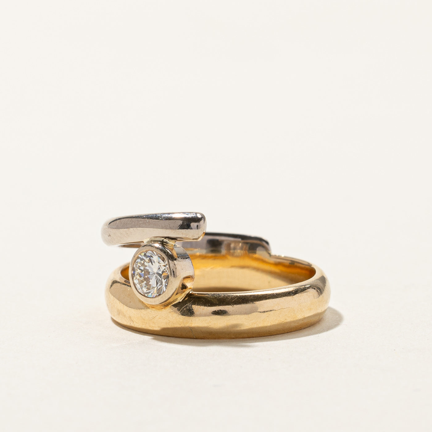 0.41ct Bezel Set Diamond Ring - Size 7 | Elegant Solitaire Engagement Wedding Band for Women | Perfect for Proposals, Anniversaries & Special Occasions
