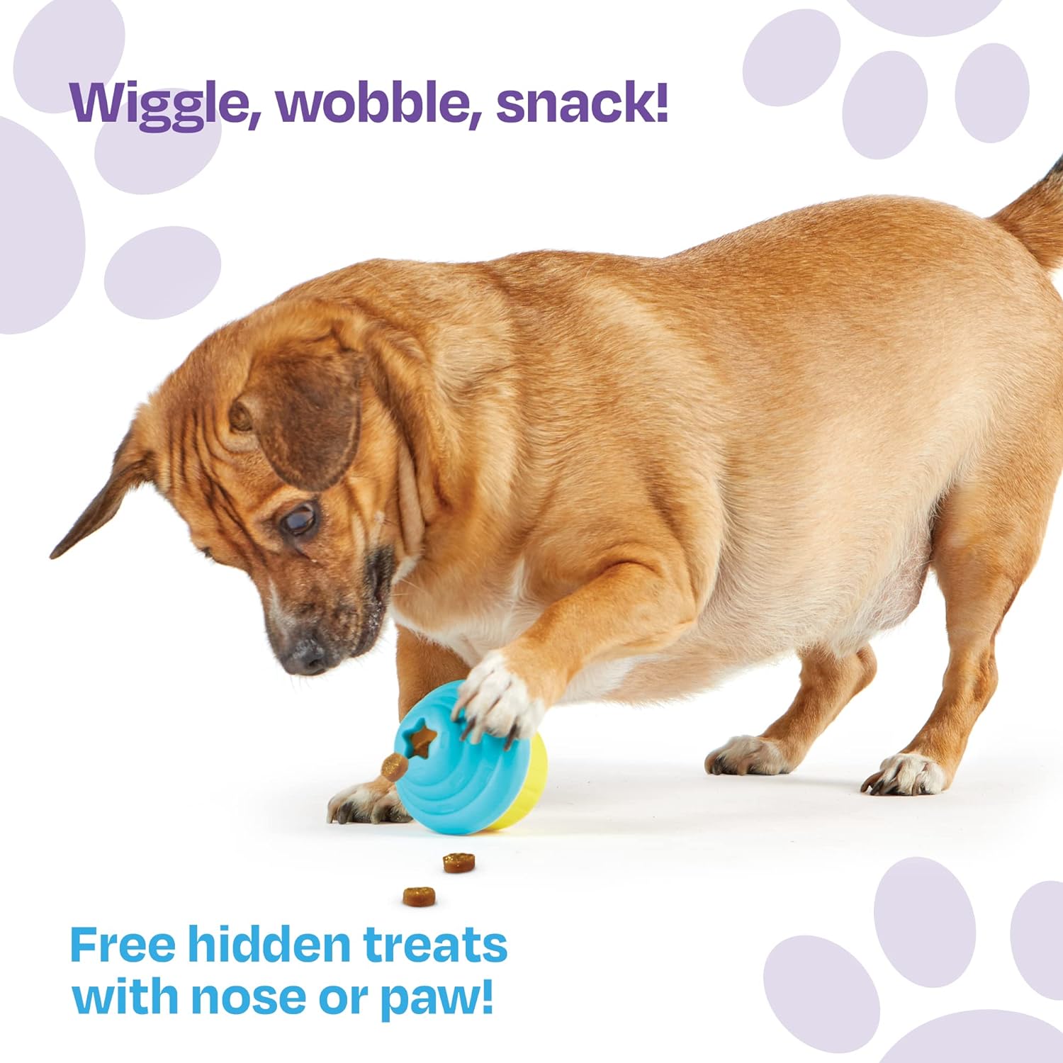 Automatic Dog Treat Dispenser - Interactive Cupcake-Shaped Pet Reward Toy for Training & Playtime - Perfect for Small & Medium Dogs at Home or Outdoors