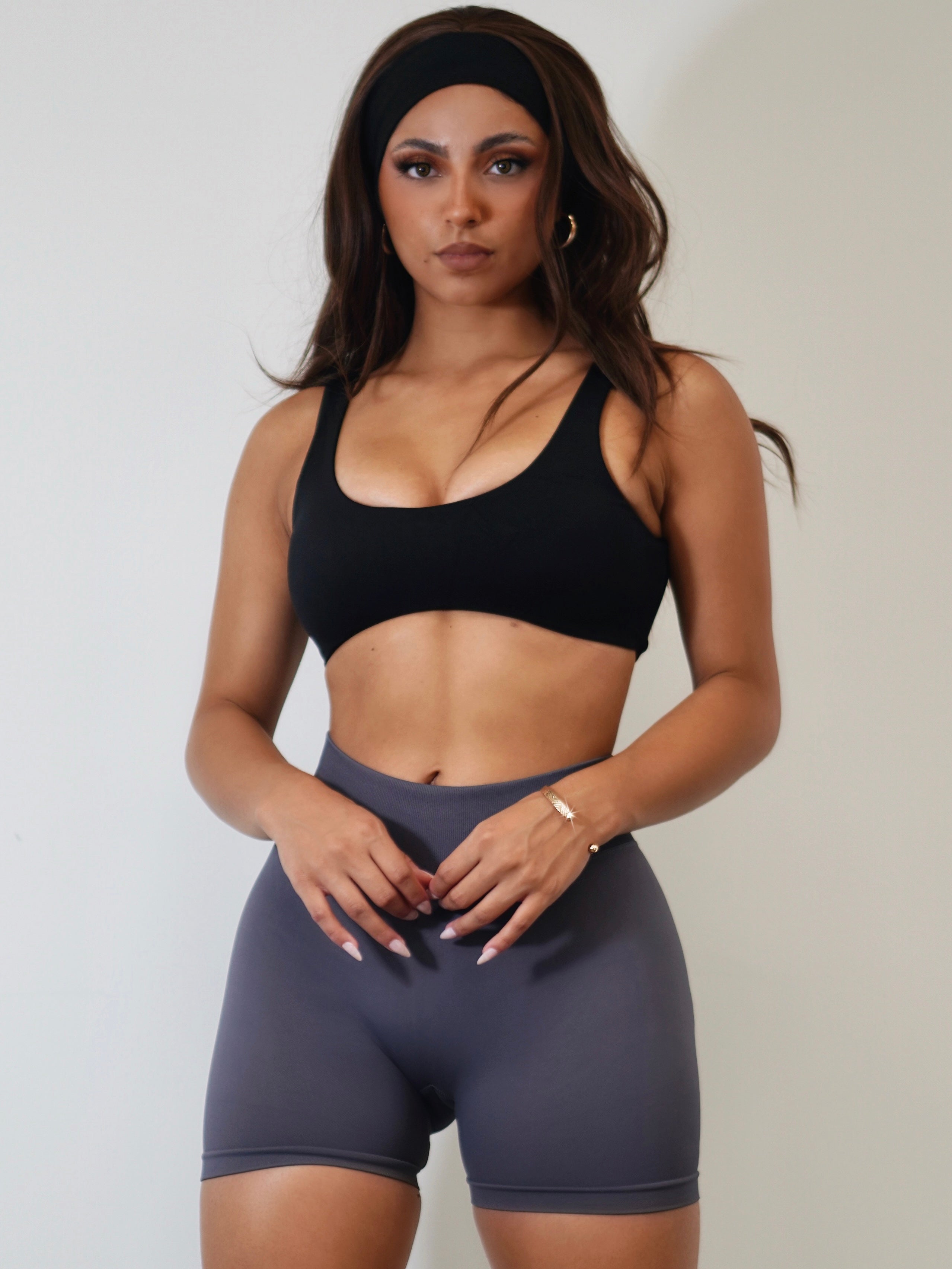 Boho Sports Bra for Women - Comfortable & Stylish Yoga Workout Top - Black - Perfect for Yoga, Gym, Running & Casual Wear
