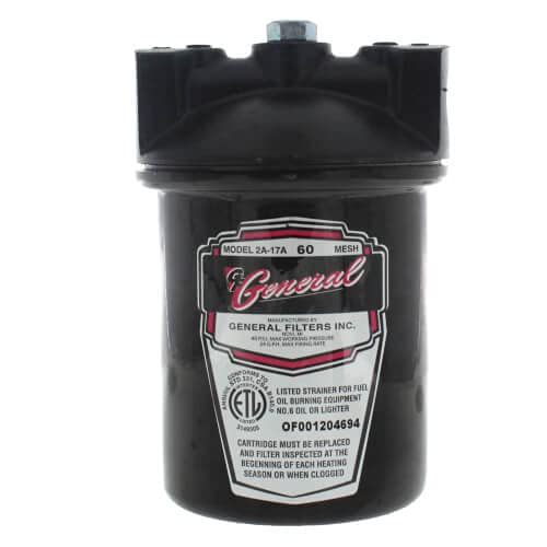 General Aire 2A-17A Fuel Oil Filter - 1/2