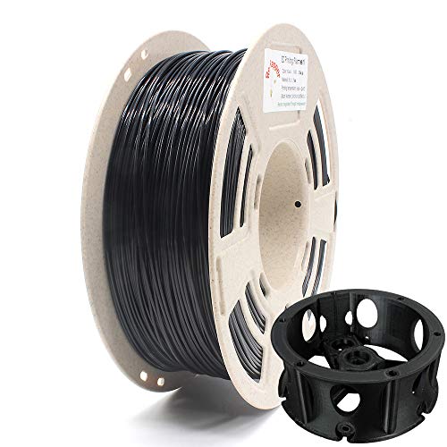 Reprapper High Impact Resistance ABS 3D Printer Filament 1.75mm, 1kg Spool - Premium Black ABS Filament for 3D Printing & 3D Pens (±0.03mm Tolerance) - Ideal for DIY Projects, Prototyping, and Creative Design