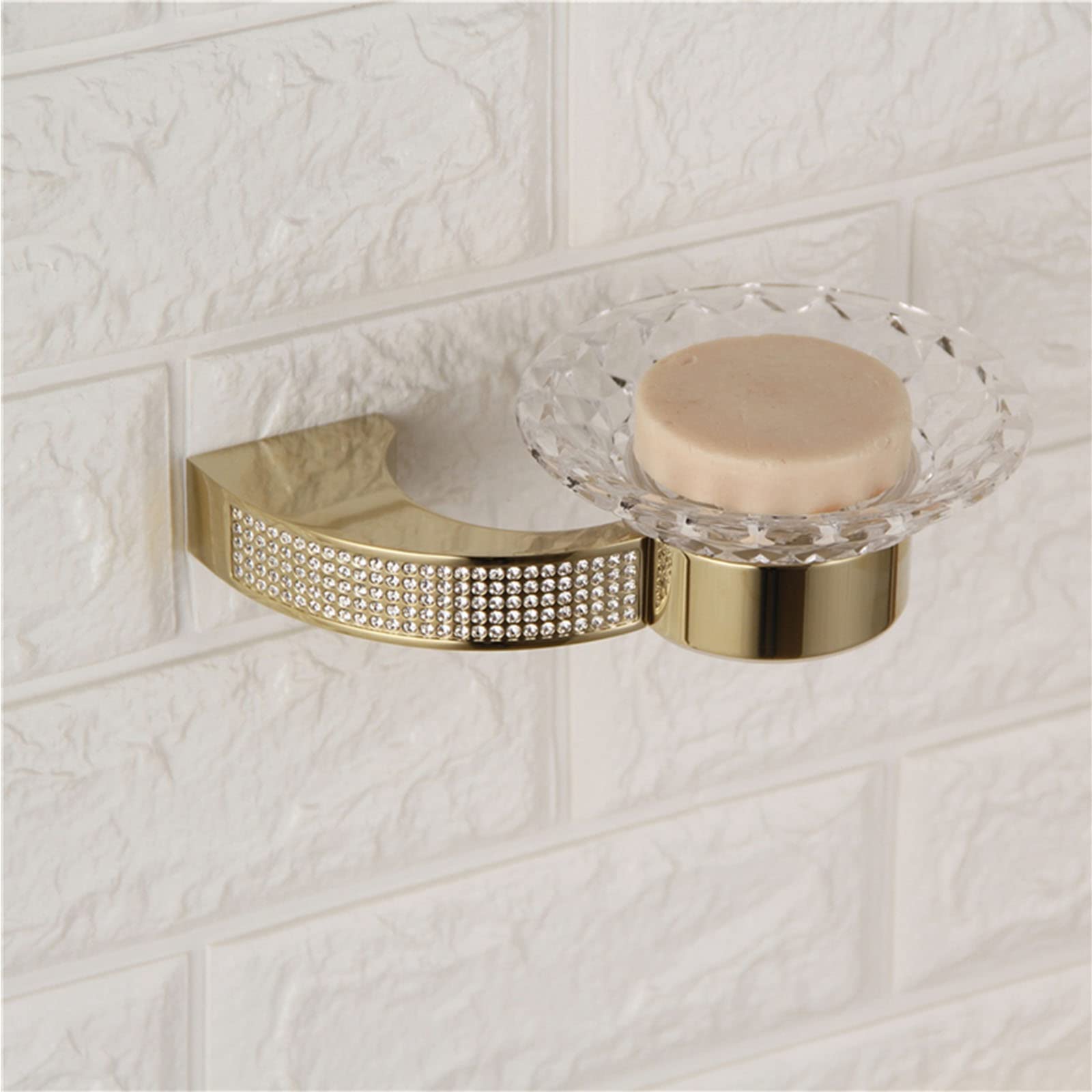 11-Piece Brass Bathroom Hardware Set - Wall Mounted Towel Racks, Towel Bar, Towel Ring, Toilet Paper Holder & Robe Hooks - Elegant Bathroom Accessories for Home & Hotel Decor
