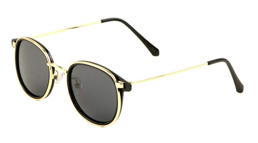Stylish Slim Square Metal & Plastic Aviator Sunglasses for Men & Women - UV Protection, Lightweight Design for Driving, Travel, and Outdoor Activities