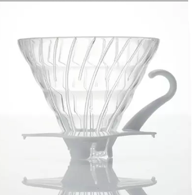 Hario V60 Glass Coffee Dripper 02 - Premium Pour Over Coffee Maker for Home Brewing | Perfect for Single Serve & Specialty Coffee Lovers | Ideal for Morning Routine, Office Use & Gift Giving