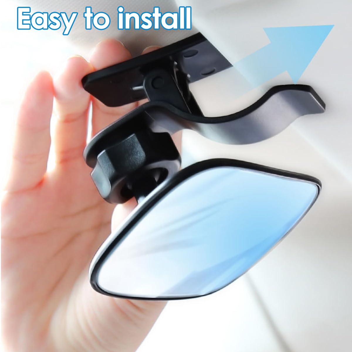 2Pcs Rear Facing Car Seat Mirrors - Universal Adjustable Baby Rear View Mirror with Wide Angle & Suction Cup for Car SUV - Perfect for Safe Baby Monitoring While Driving