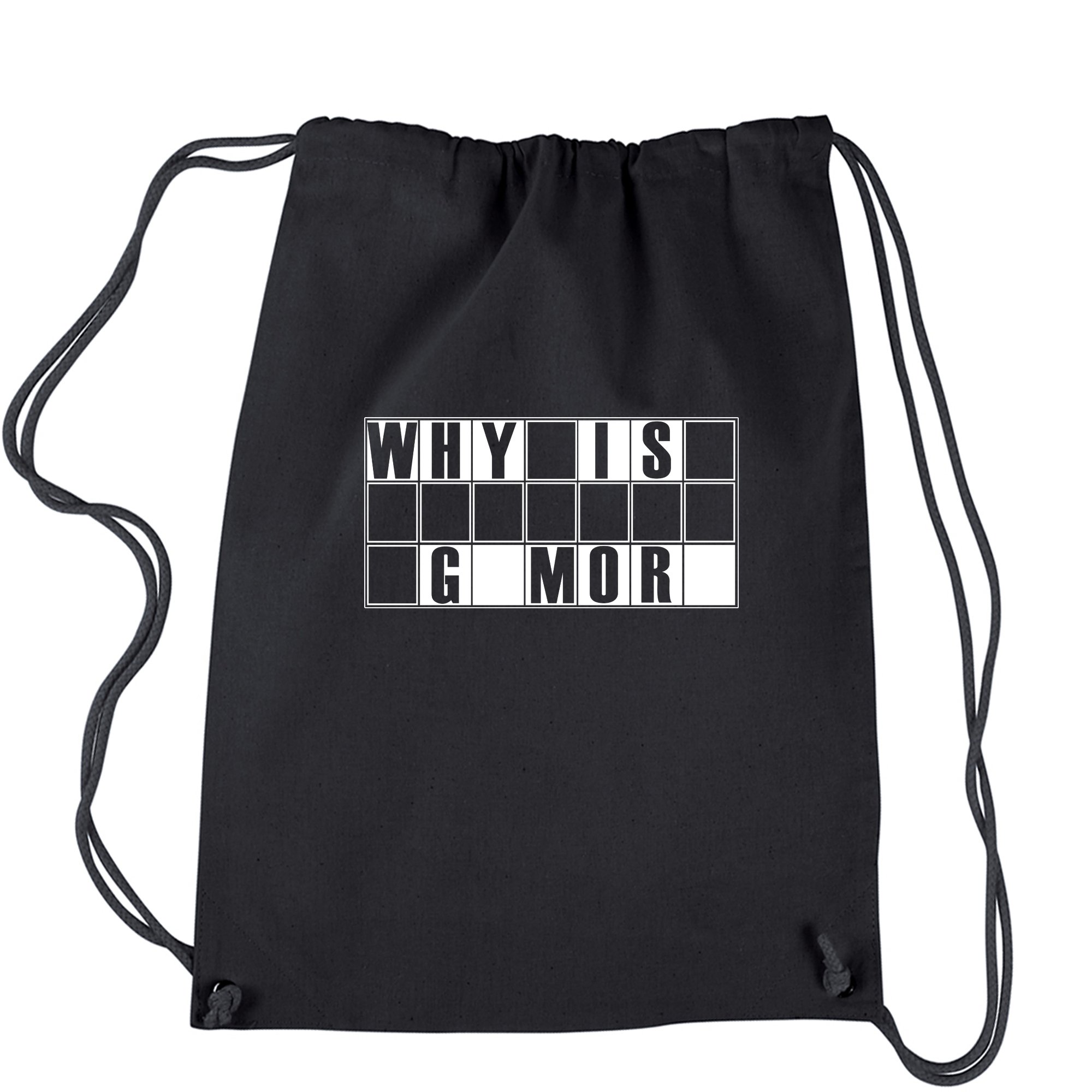 Funny Infinity Quote Black Drawstring Backpack - Gamora Marvel Backpack for School, Travel & Cosplay | Lightweight & Durable