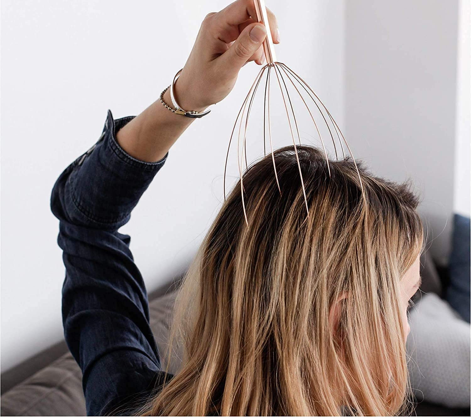 Stainless Steel Lice Comb & Head Massager Set for Effective Lice Treatment - 2-Piece Scalp Care Kit for Kids & Adults - Perfect for Home Use and Salon Treatments