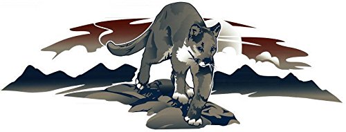 COUGAR 1 RV Trailer Keystone Decal Graphic -934 | Waterproof Vinyl Sticker for RV, Camper & Travel Trailer Customization | Outdoor Adventure & Road Trip Accessory