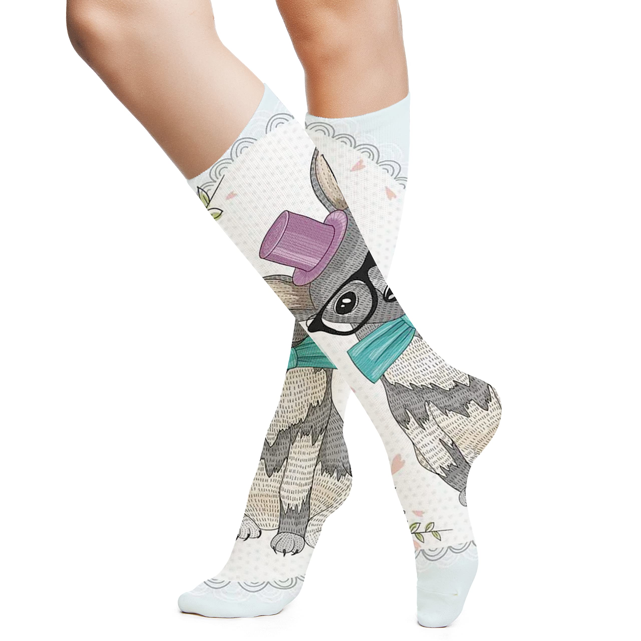Funky Colorful Cushion Sport Socks - Athletic Cushioned Running Performance Crew Socks for Men & Women - Perfect for Jogging, Gym Workouts & Everyday Comfort