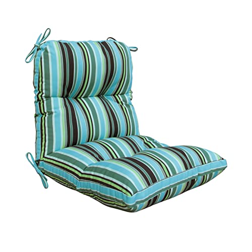 Green/Coffee/Blue Stripe