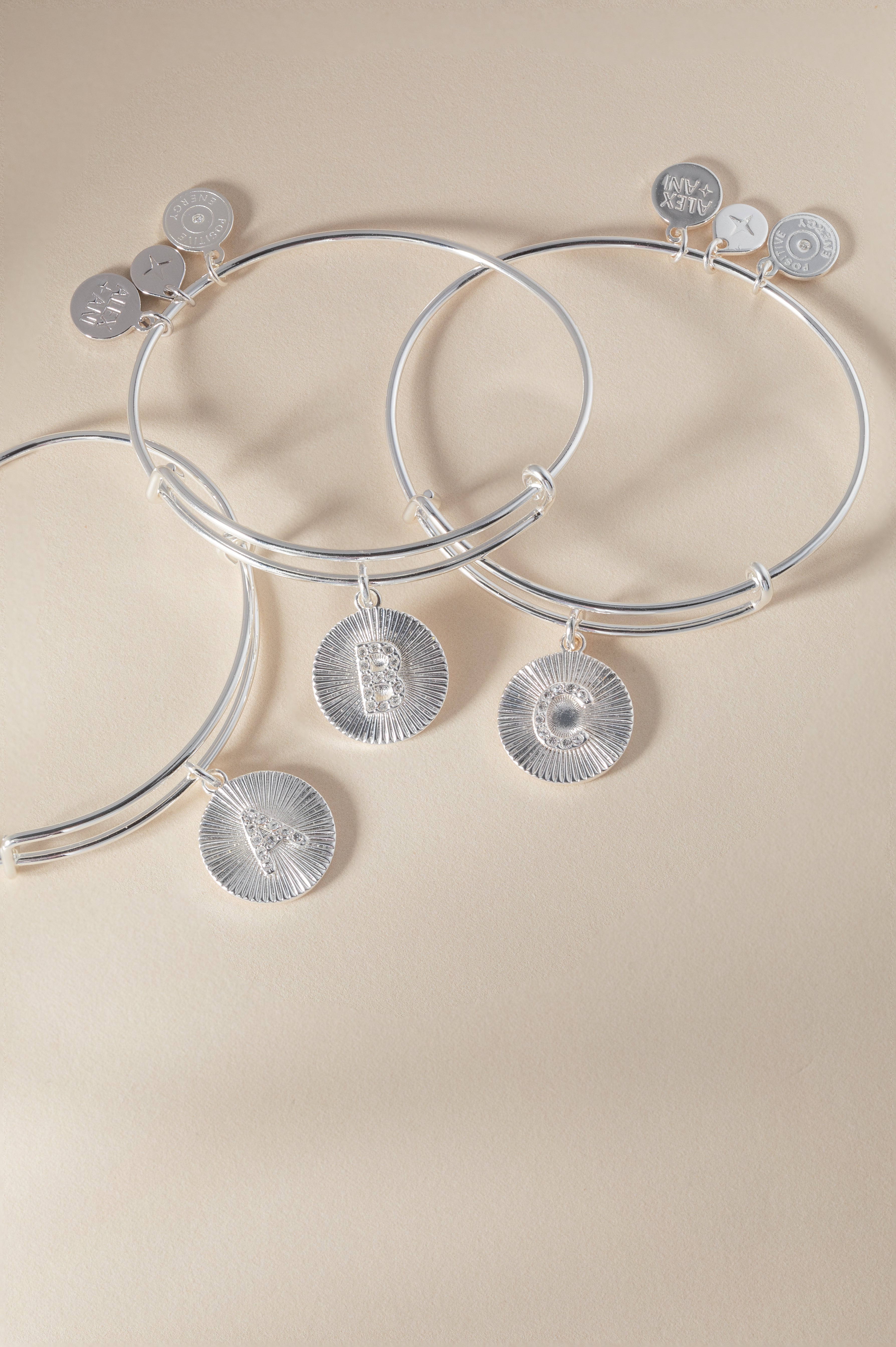 Initial A Pave Starburst Texture Bangle - Elegant Alphabet Jewelry for Women, Perfect for Gifts, Parties & Everyday Wear