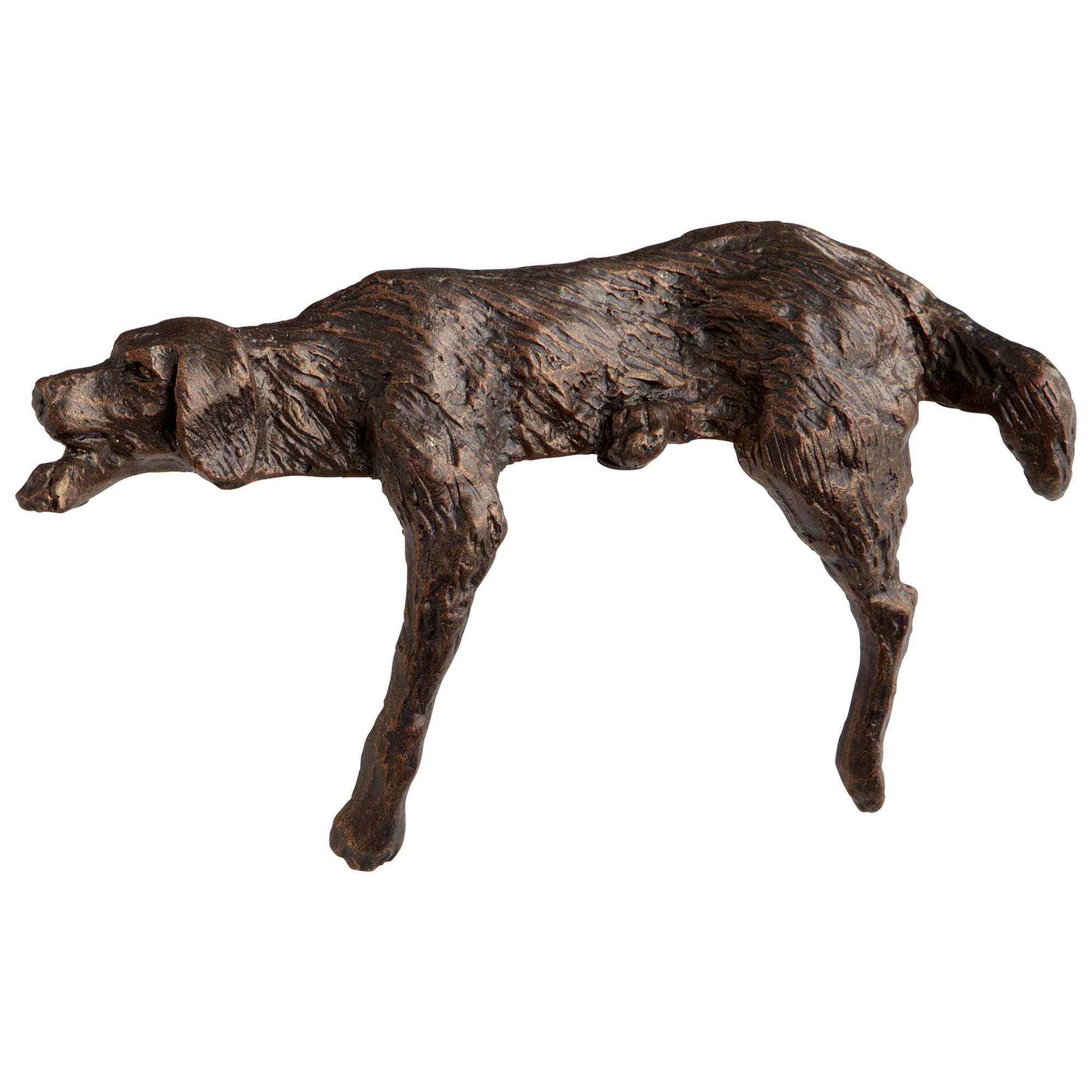 Bronze Lazy Dog Sculpture - Handcrafted Home Decor Statue by Cyan Design 06234 | Perfect for Living Room, Garden & Office Decoration
