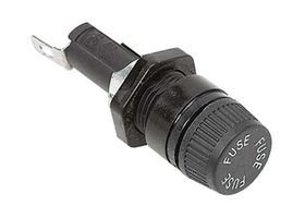 20A 1 Pole Glass & Ceramic Fuse Holder - High Current Protection for Automotive, Marine & Industrial Electrical Systems