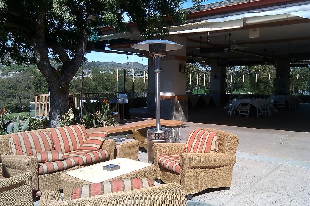 90 Inch Stainless Steel Portable Liquid Propane Patio Heater - Outdoor Heating for Backyard, Deck, Garden & Patio - Perfect for Cold Weather Gatherings