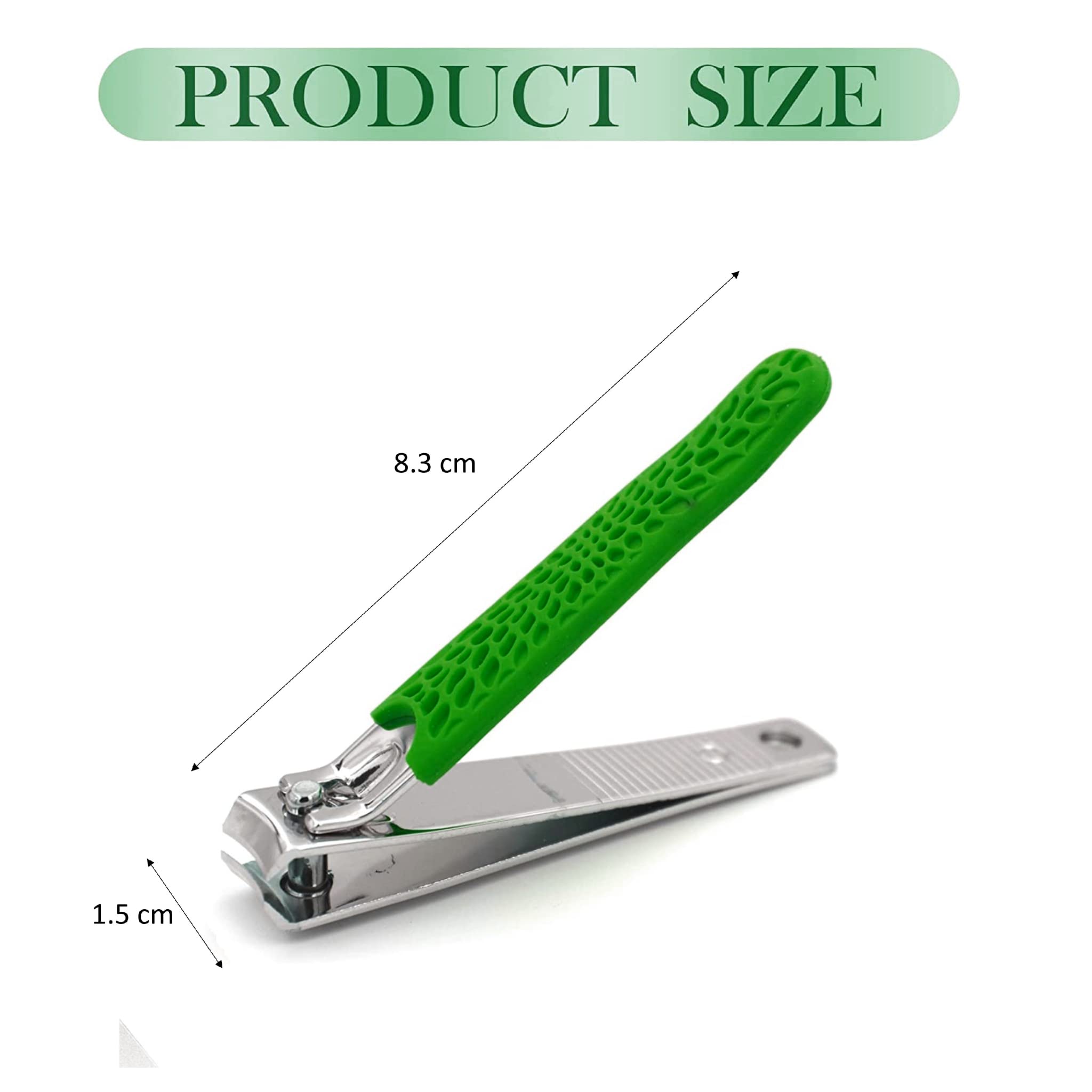 Premium Stainless Steel Nail Clipper Set with Comfort Grip - Professional Manicure & Pedicure Kit for Men & Women - Sharp Nail Trimmer & File for Home, Travel, and Salon Use (Multiple Colors Available)