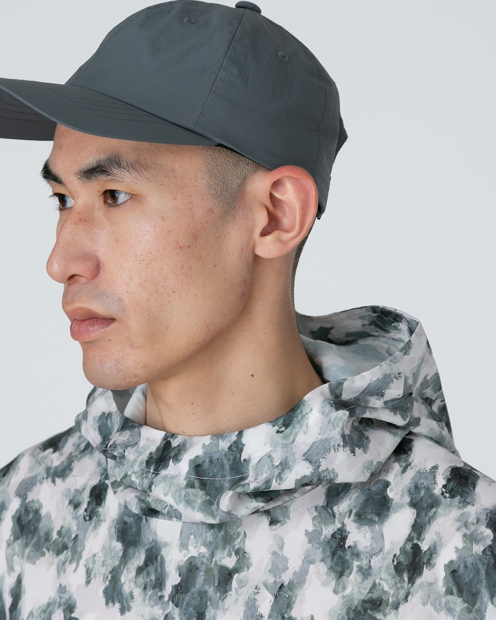 Printed Breathable Quick Dry Anorak Jacket - Lightweight Water-Resistant Windbreaker for Hiking, Running & Outdoor Activities