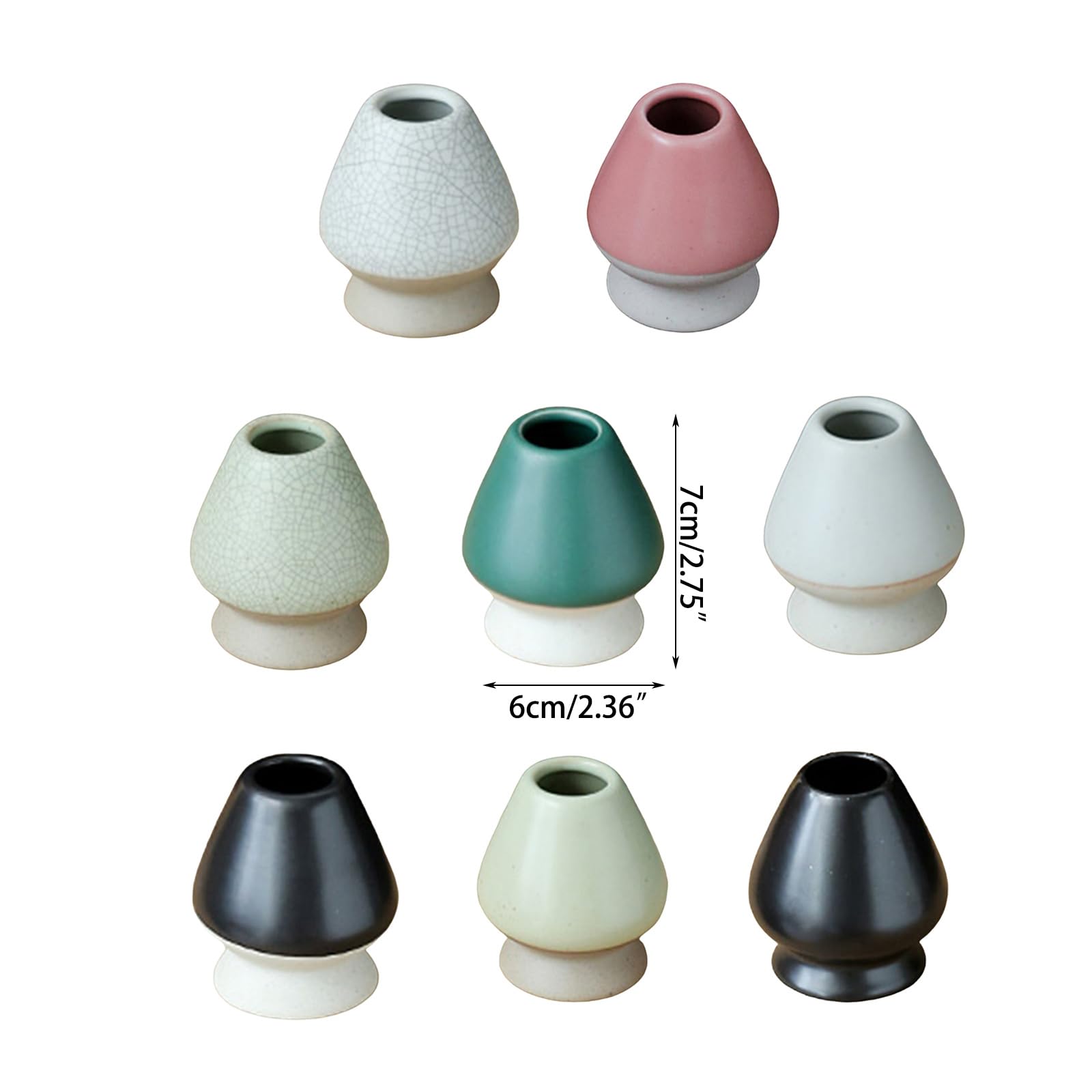 Premium Ceramic Matcha Whisk Stand Holder - Traditional Japanese Tea Set Accessory for Chasen & Bamboo Whisk - Perfect for Tea Ceremonies, Home Brewing & Zen Decor