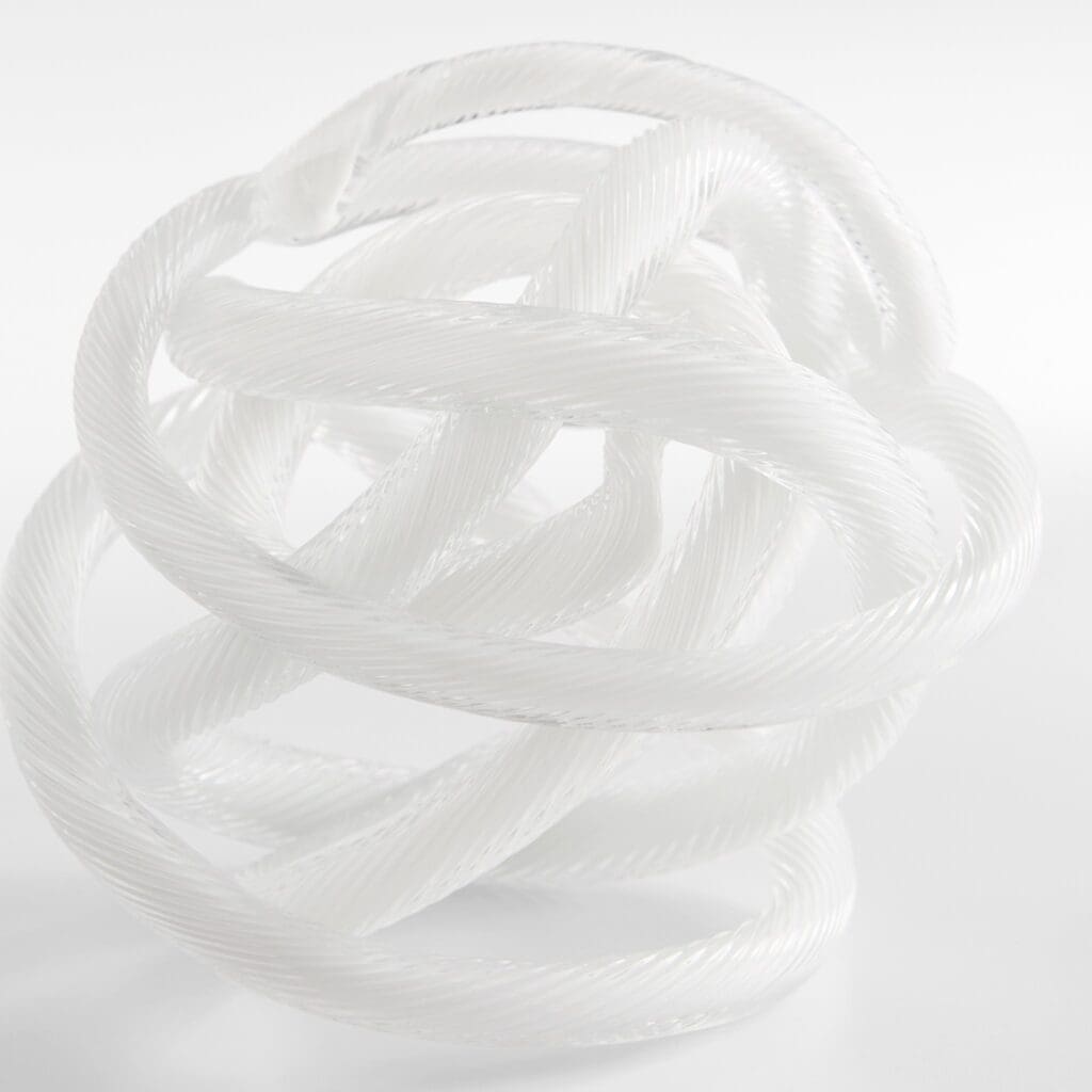 Cyan Design 11493 Interlace Filler - Extra Large White Decorative Bowl for Home Decor | Perfect for Centerpieces, Tabletop Displays & Living Room Accents
