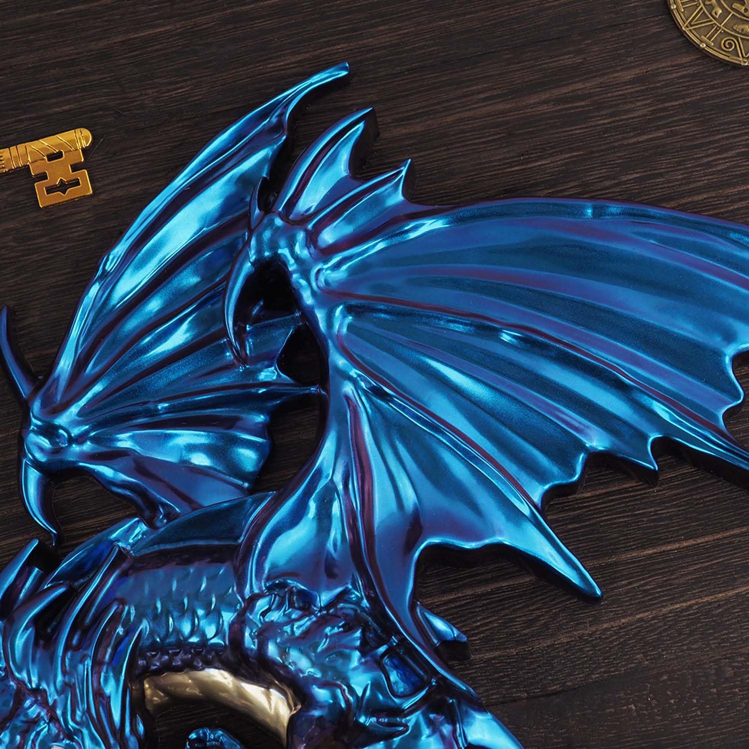 3D Skull Dragon Silicone Molds - Large Animal Statue Epoxy Resin Molds for Cake Decorating, Chocolate Baking & Polymer Clay - Unique Wall Hanging Decor for Home, Office, Cabinets & DIY Art Gifts