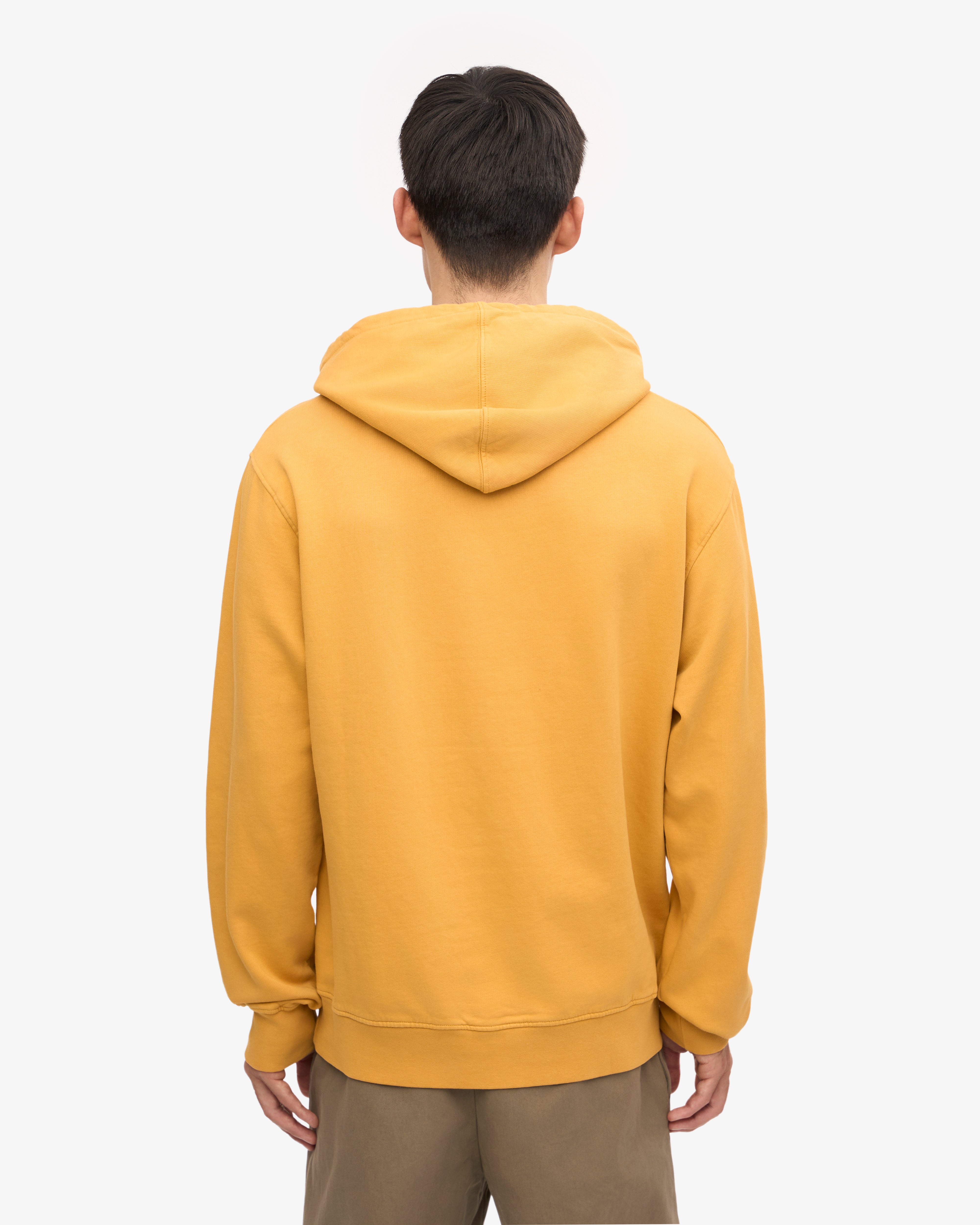 Organic Cotton Classic Hoodie - Burned Yellow | Eco-Friendly Unisex Pullover for Casual Wear & Outdoor Activities