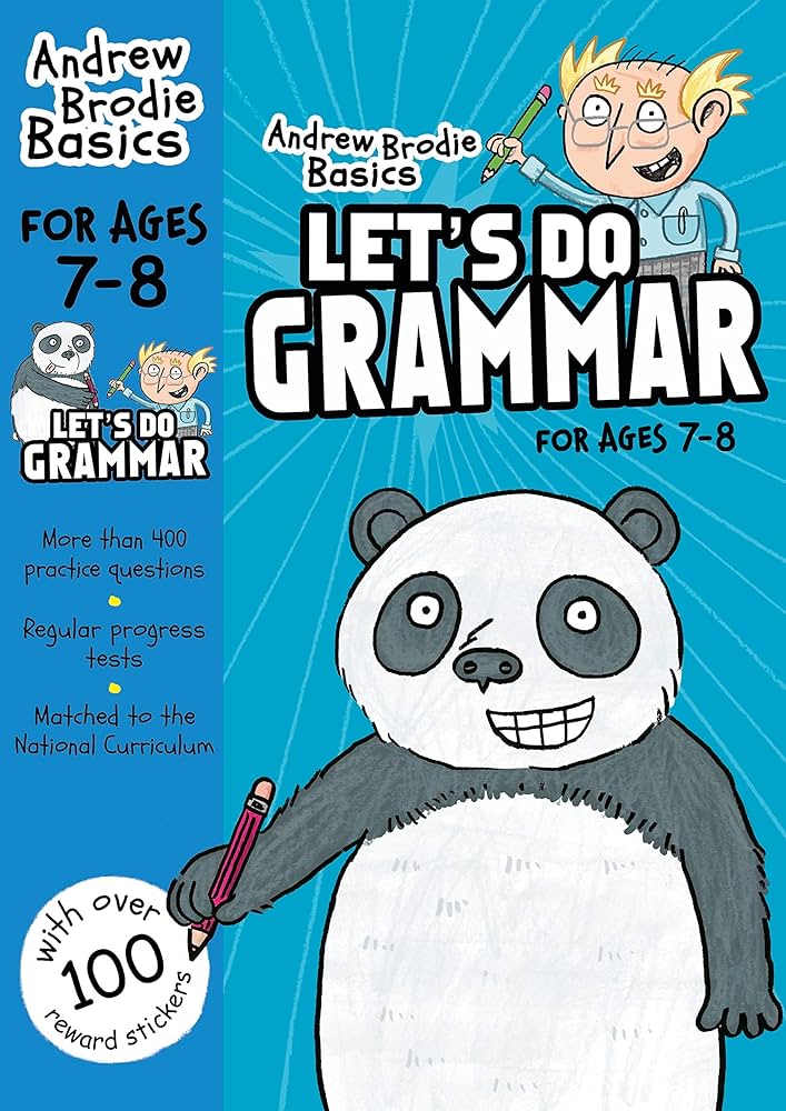 Andrew Brodie Basics Let's Do Grammar Workbook for Kids Ages 7-8 | English Grammar Practice Exercises | Perfect for Homeschooling & Classroom Learning