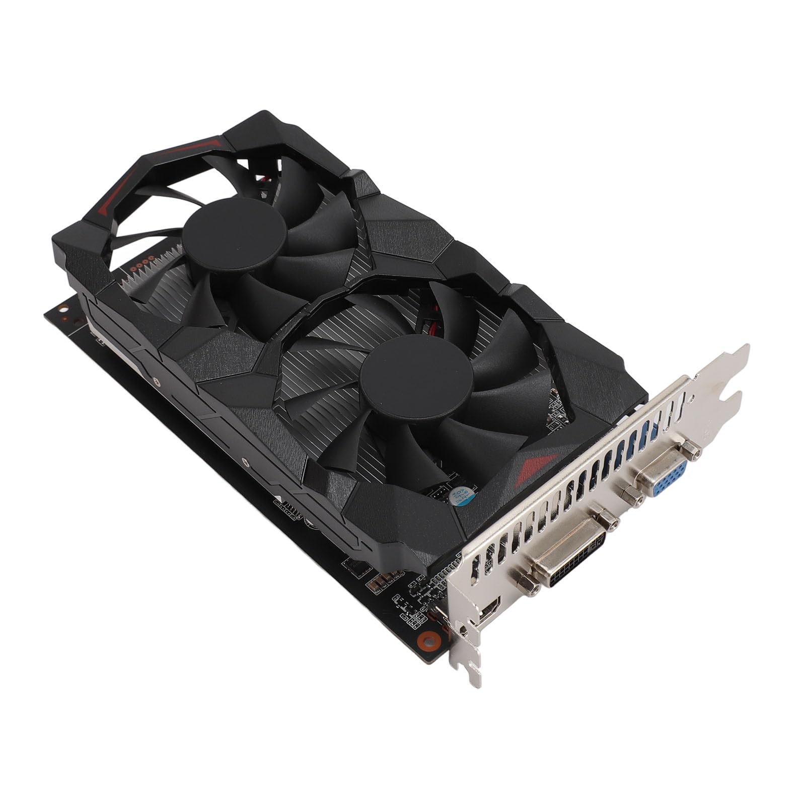Annadue 4GB GDDR5 PCI Express Graphics Card - 128bit Dual Fan Desktop GPU for Gaming, Video Editing & 3D Rendering | High Performance, Efficient & Quiet Cooling for PC Builds & Gaming Rigs