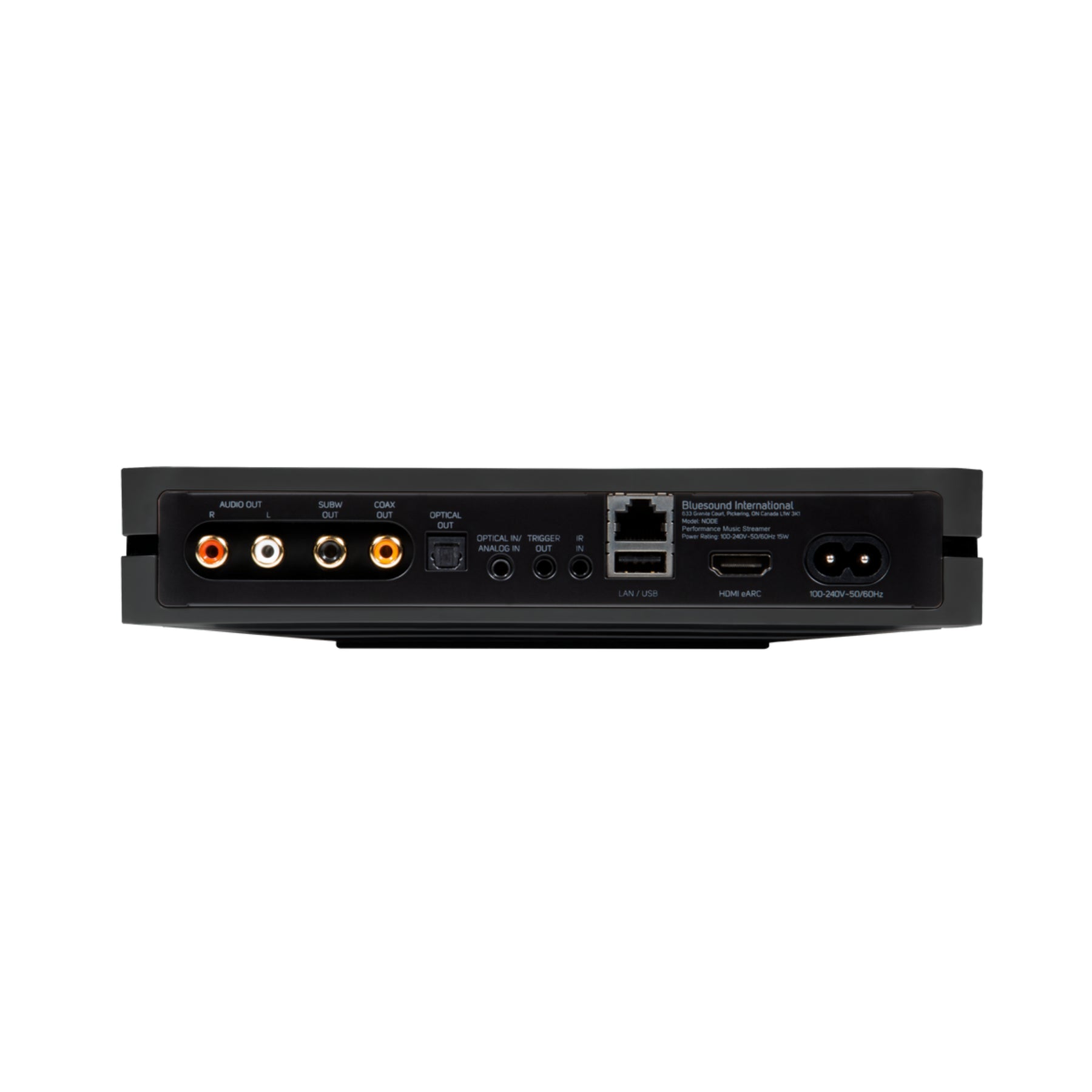 Bluesound NODE132 Hi-Res Wireless Music Streamer - Premium Audio Streaming Device for Spotify, Tidal & Apple Music - Perfect for Home Theater & Multi-Room Audio Systems