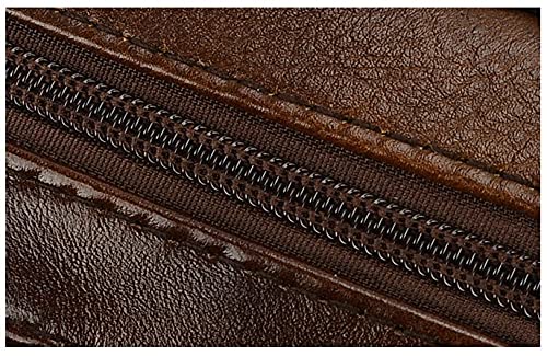 Men's Leather Messenger Bag - Travel & Business Crossbody Sling for Wallet & Essentials