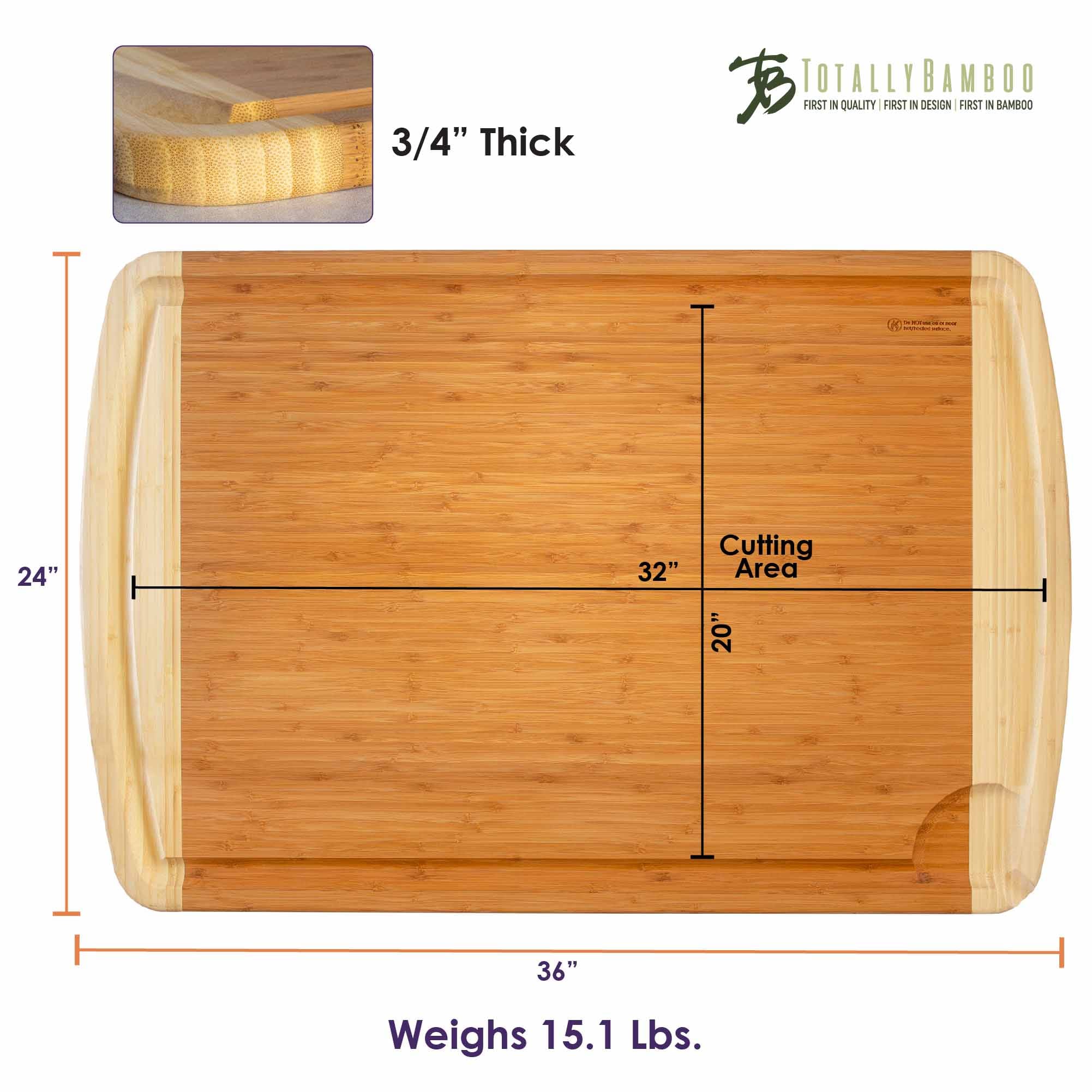 860SI XL Premium Wood Cutting Board & Noodle Board - 36