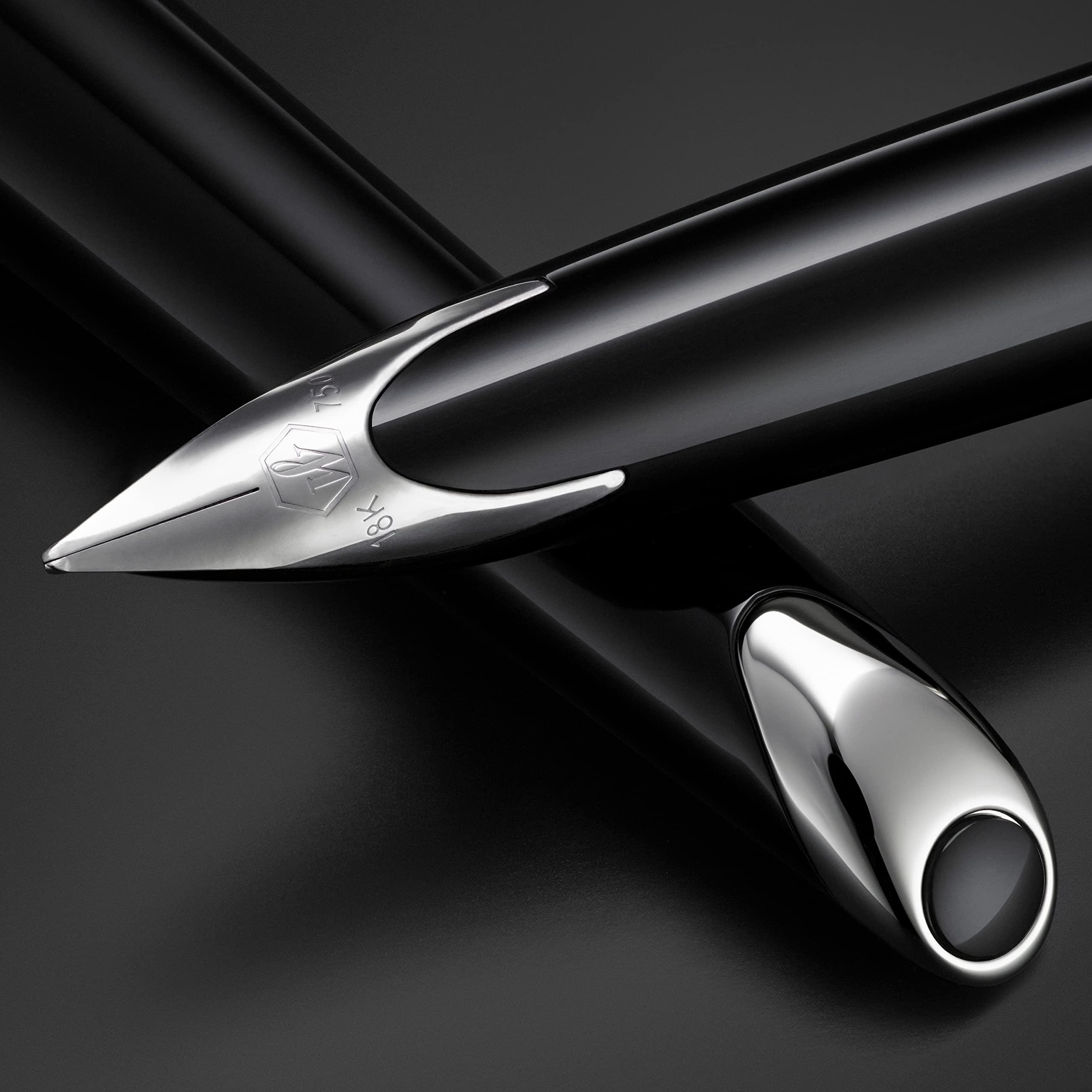Waterman Duofold Centennial Fountain Pen - Classic Black & Gold Trim, Medium 18K Solid Gold Nib with Converter & Black Ink - Luxury Writing Instrument for Professionals, Collectors & Gift Giving - Perfect for Signatures, Calligraphy & Executive Gifts