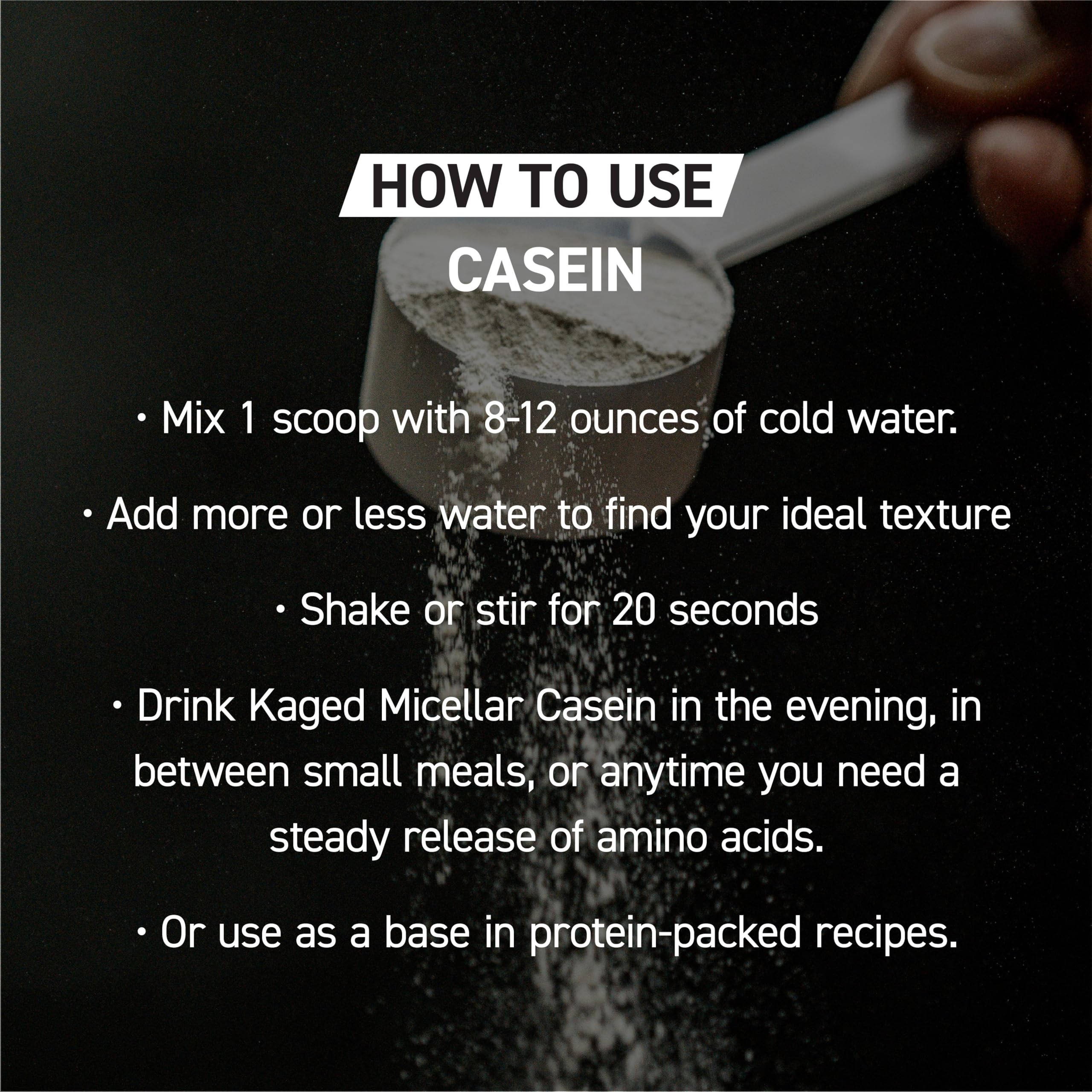 Kaged Premium Micellar Casein Protein Powder - Chocolate Peanut Butter Flavor | Slow-Release Muscle Recovery Supplement | Banned-Substance Free | 25 Servings | Ideal for Post-Workout Recovery & Overnight Muscle Growth
