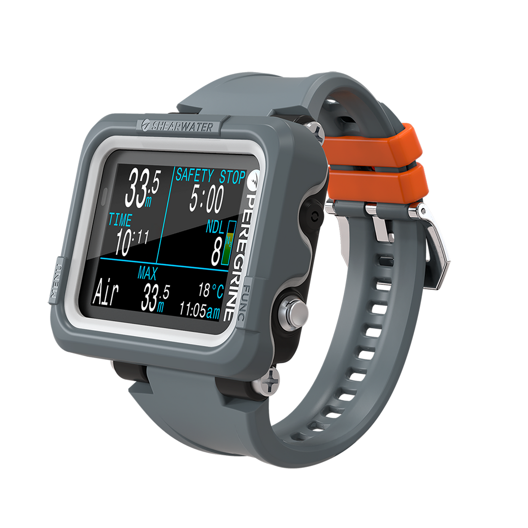 Shearwater Peregrine Dive Computer - Scuba Diving Watch for Recreational & Technical Divers | Perfect for Underwater Exploration & Adventure Sports