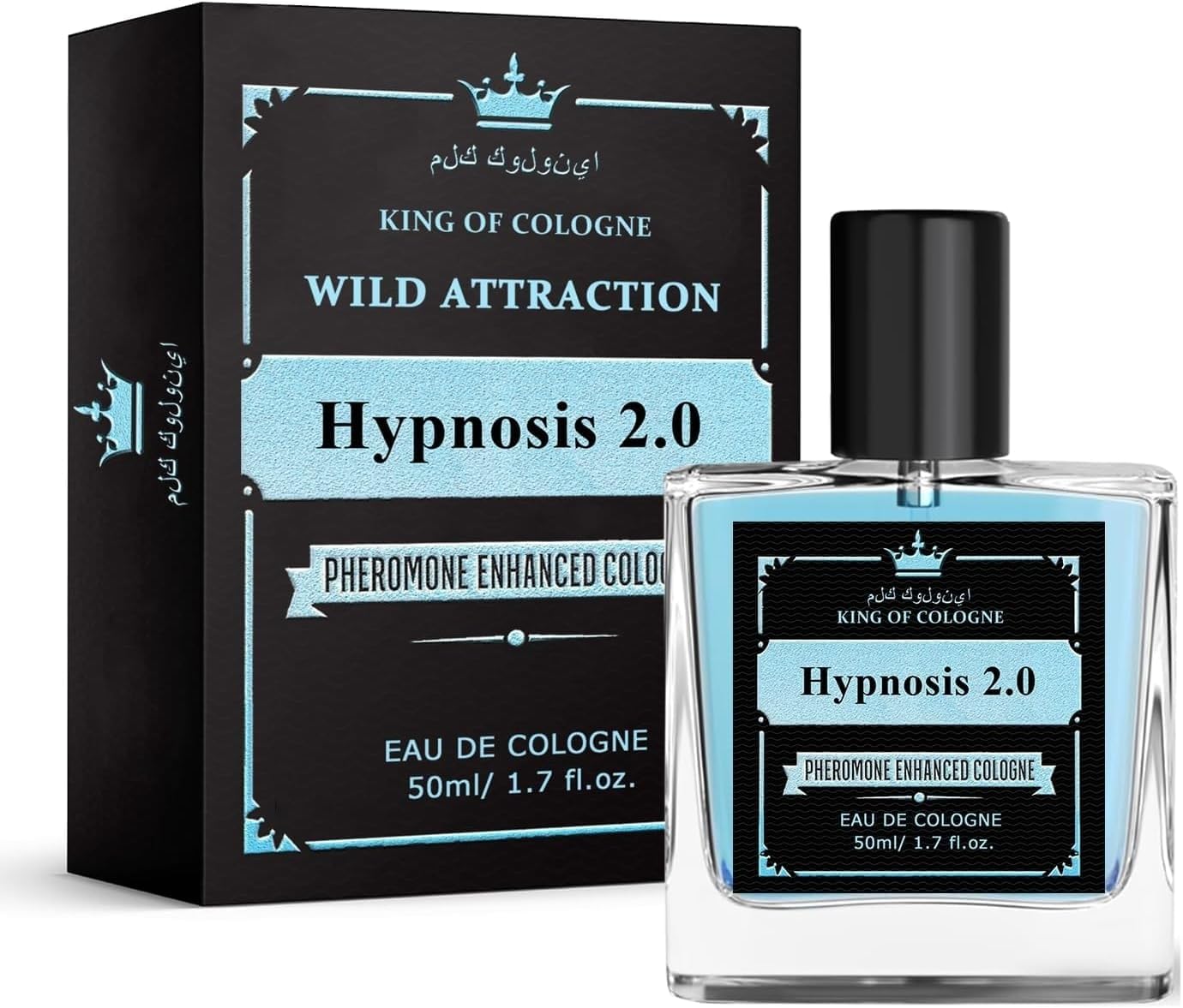 Hypnosis 2.0 Cologne for Men - Pheromone Perfume, Long Lasting Fragrance, 1.7oz Bottle - Perfect for Date Night, Work & Special Occasions