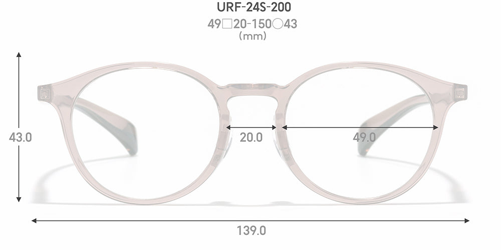 JINS 360° 200 93 - Premium Quality Eyeglasses for Men & Women - Perfect for Office, Reading, and Daily Use