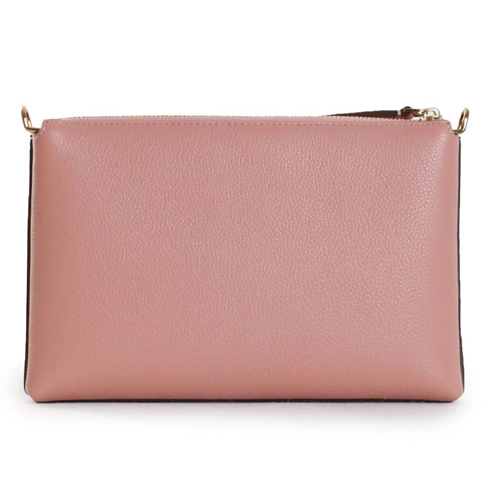 Tory Burch Kira Pebbled Leather Crossbody Wallet for Women - Small Taupe Bag, Perfect for Everyday Use, Travel & Shopping
