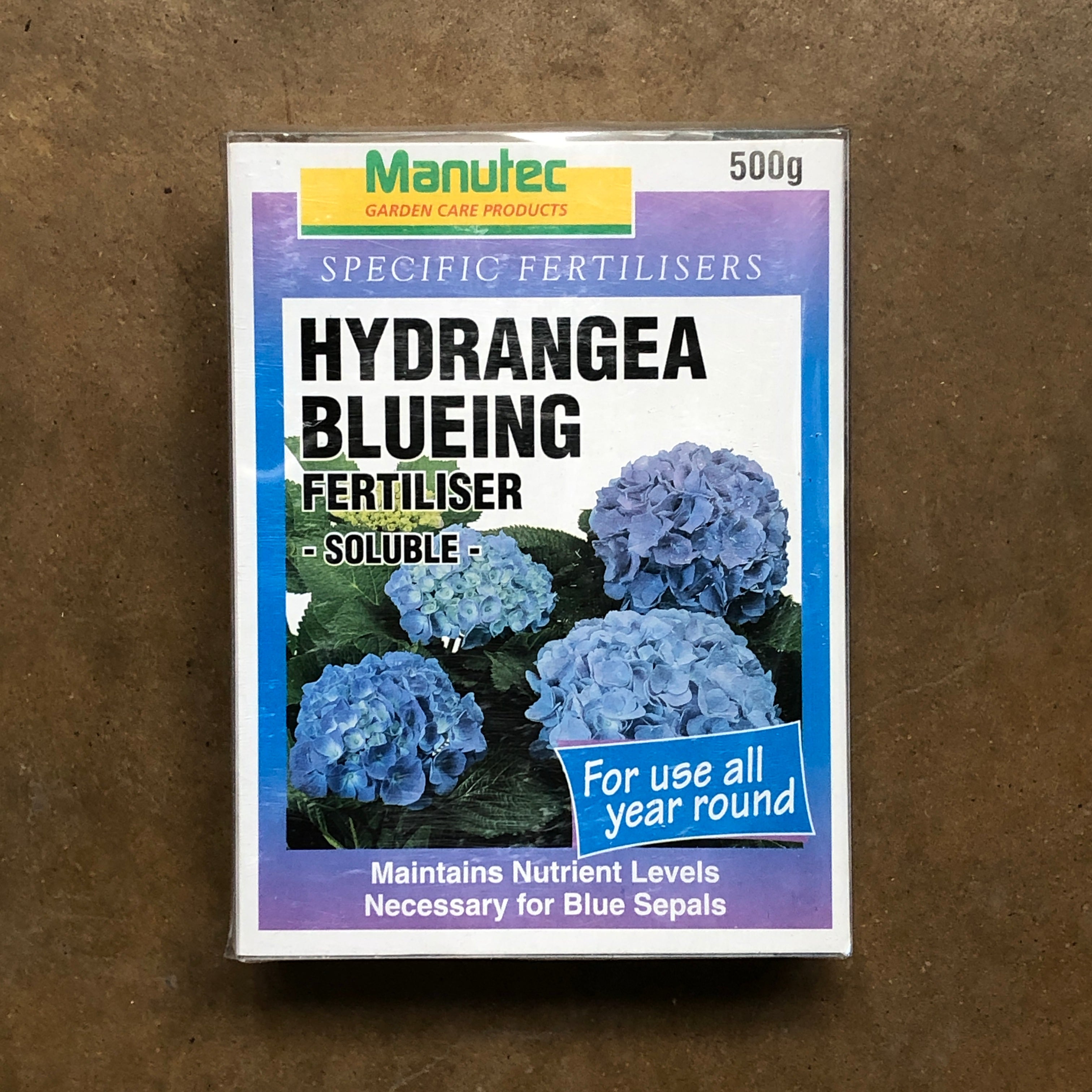Hydrangea Blueing Fertilizer - Soluble Plant Food for Vibrant Blue Blooms | Perfect for Garden, Lawn & Potted Hydrangeas