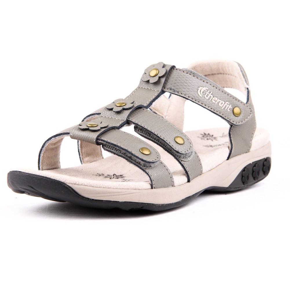 Claire Women's Adjustable Leather Gladiator Sandals - Stylish Summer Casual & Outdoor Walking Shoes for Women