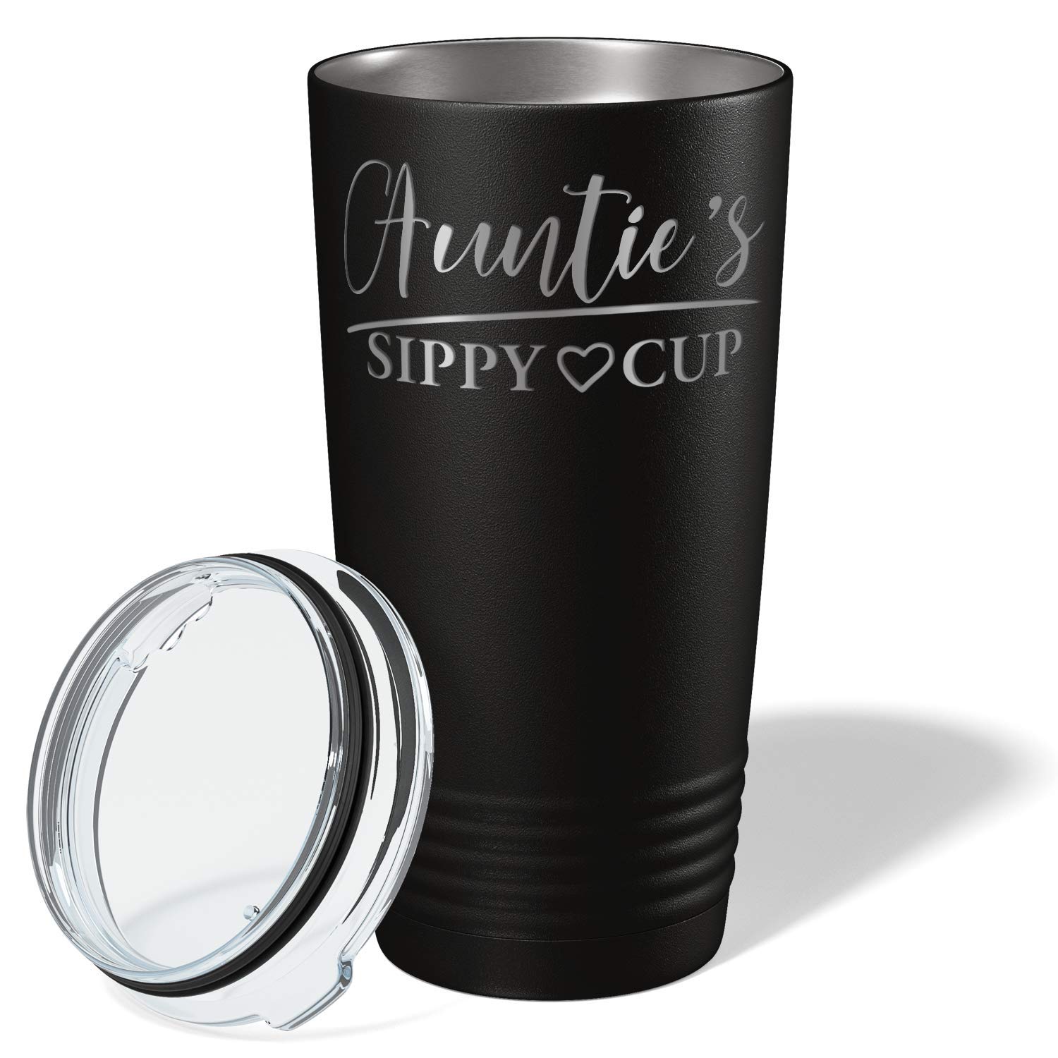 **20oz Insulated Stainless Steel Tumbler with Lid - Leakproof Sippy Cup for Women, Gift Idea for Mom, Auntie, or Sister - Perfect for Coffee, Tea, and On-the-Go Hydration**