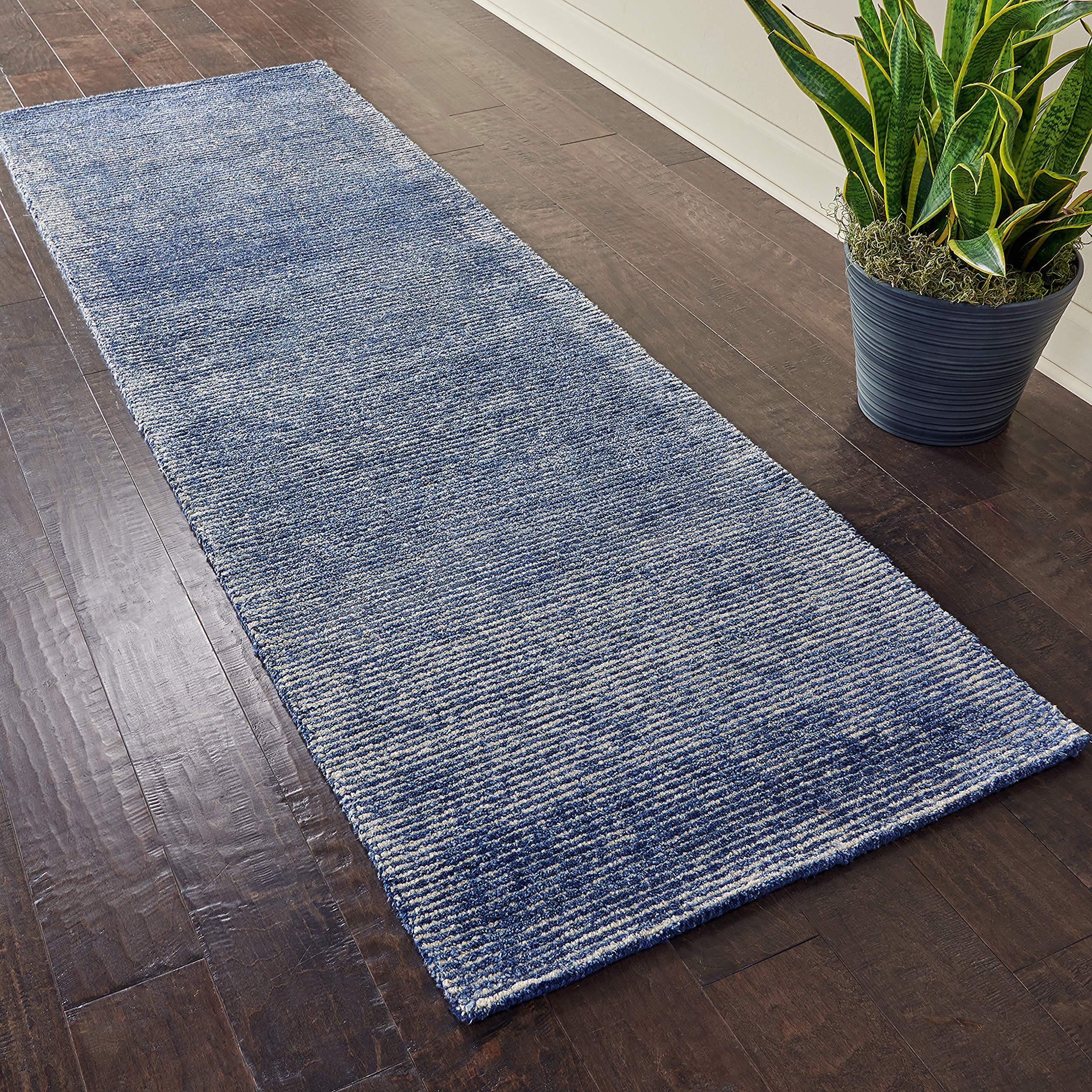 Nourison Weston Solid Aegean Blue 2'3
