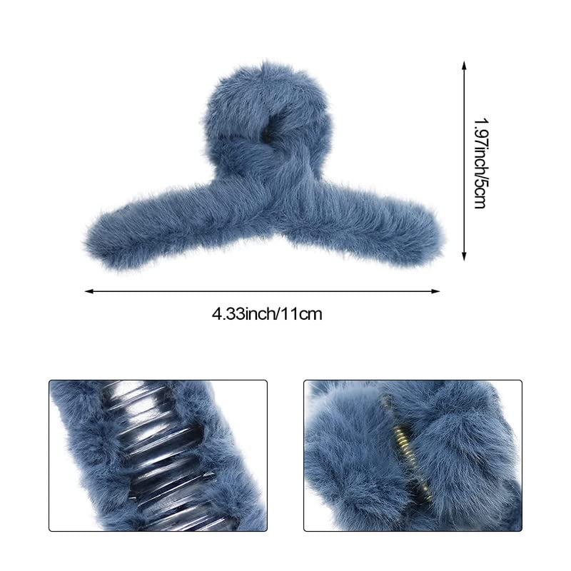 Shidara Non-Slip Hair Clips for Women - Strong Hold French Design Banana Jaw Barrettes, 6-Pack Hair Claw Clips for Thick Hair | Perfect for Work, Gym, and Everyday Styling